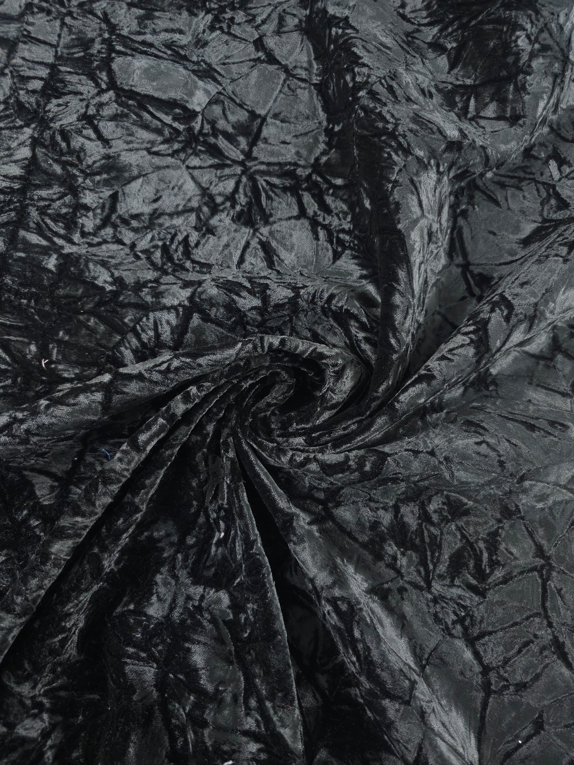 Charcoal Frosted Viscose Velvet