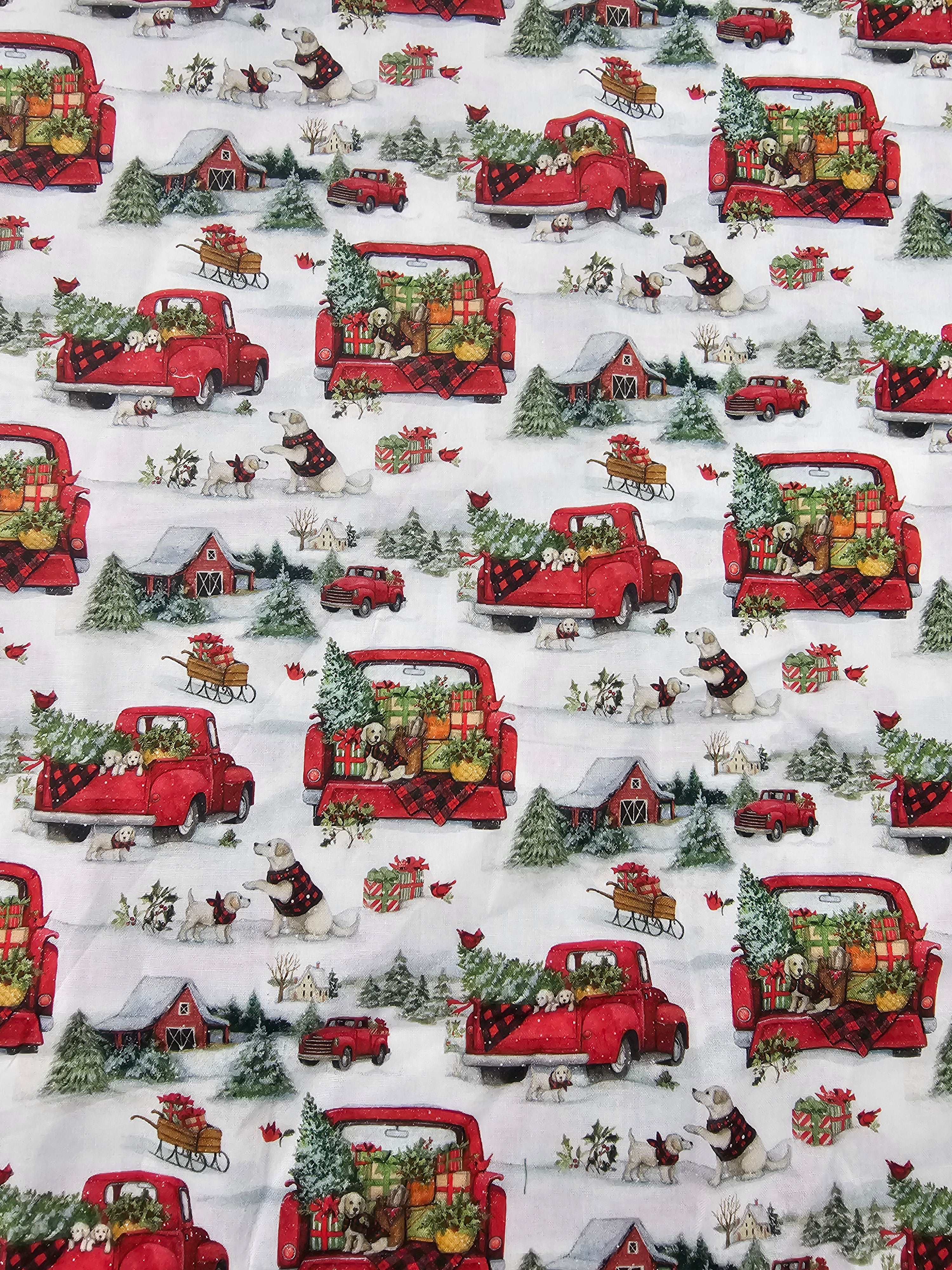 Barn Truck Cotton - (Various Sizes)