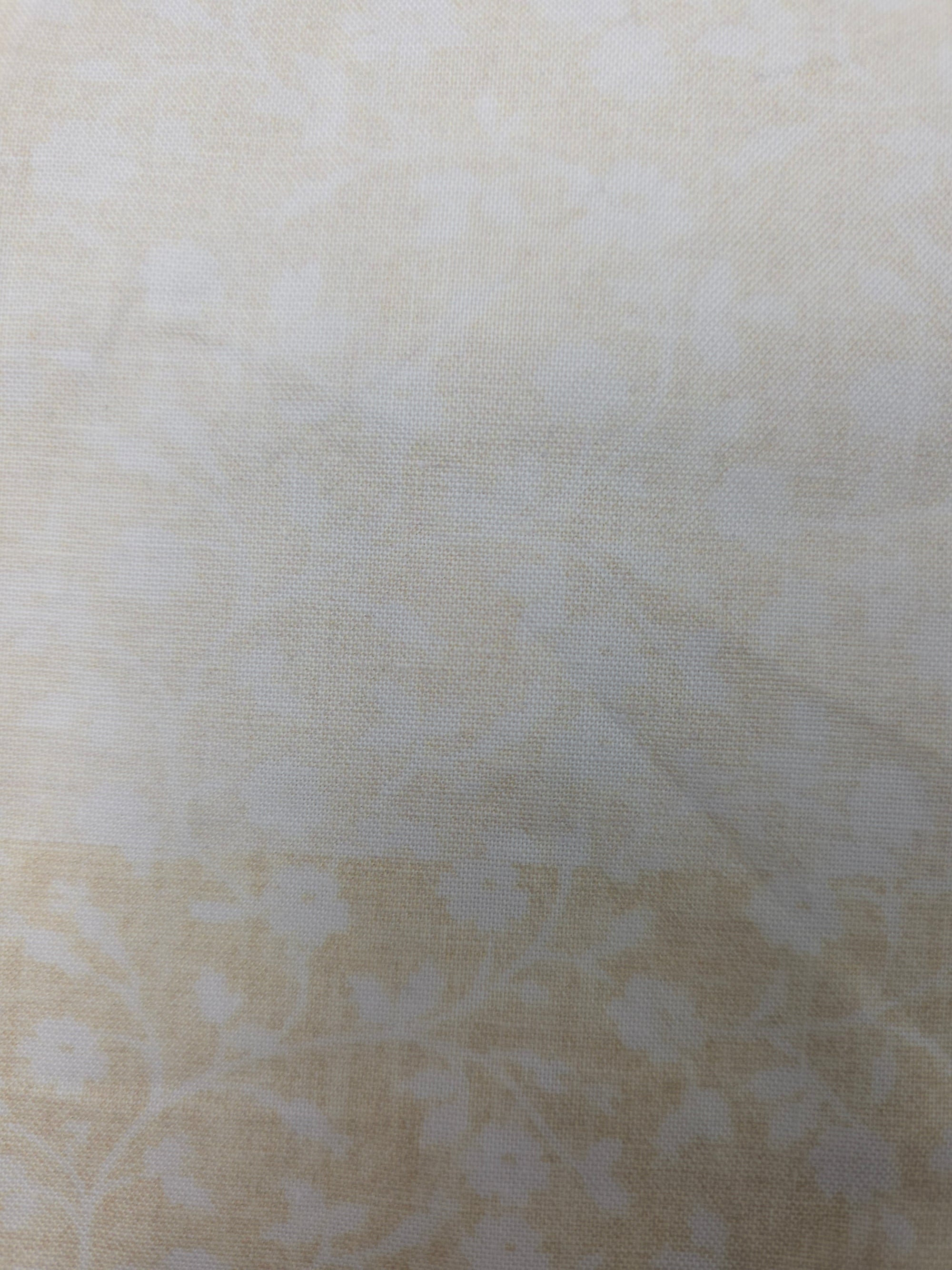 Cream flower Cotton- 1.4m