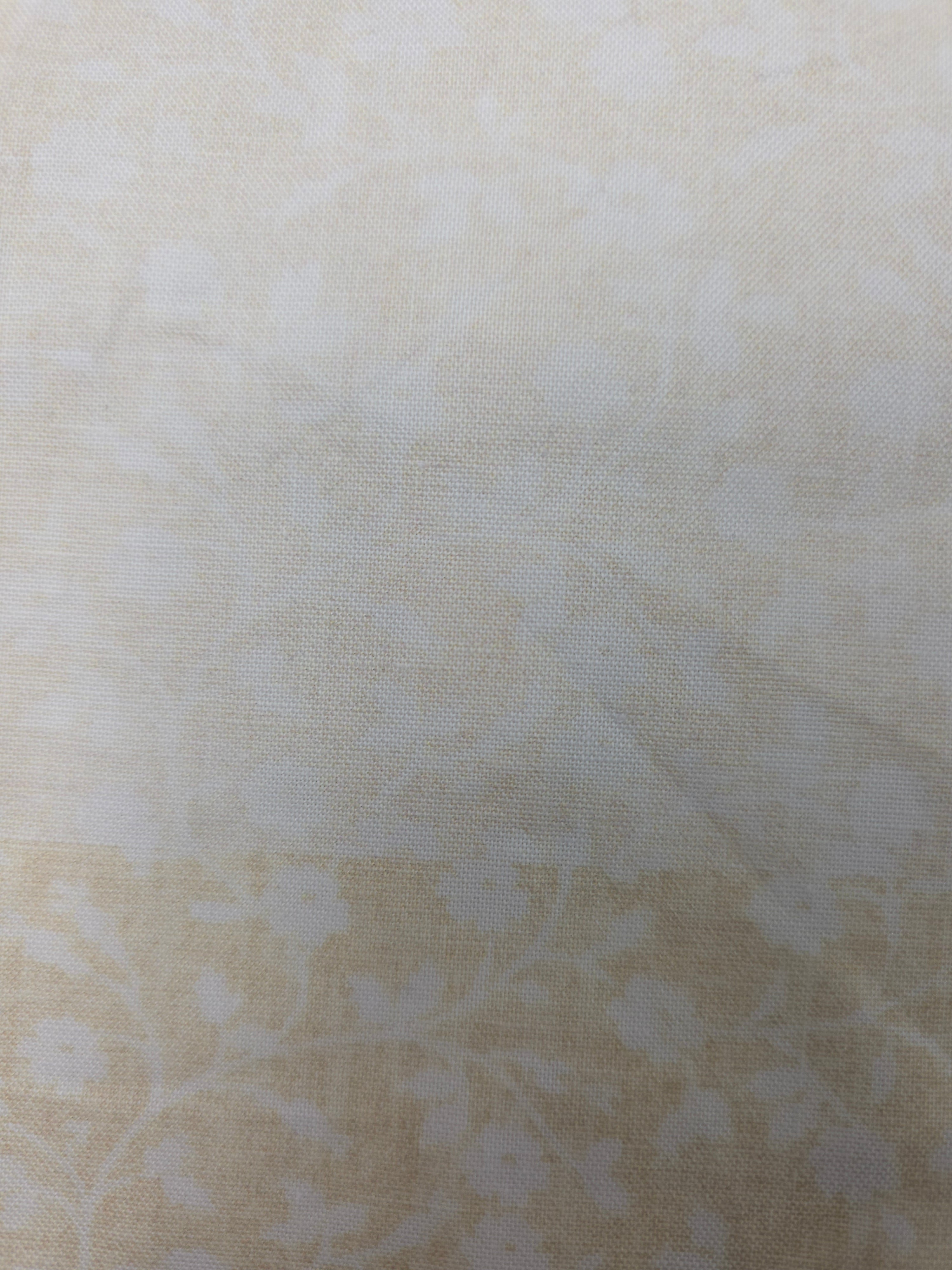 Cream flower Cotton- 1.4m