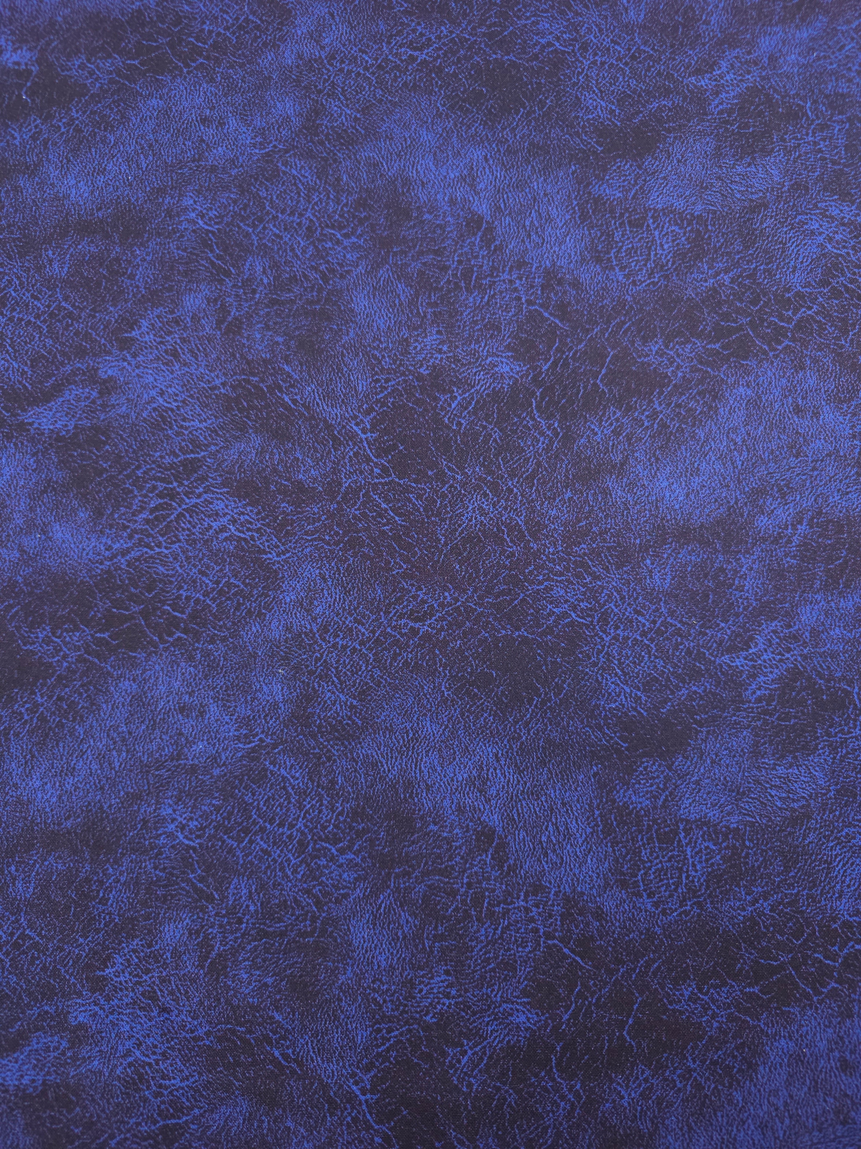Indigo Blue Crackles 100% Cotton 114" *EXTRA WIDE*