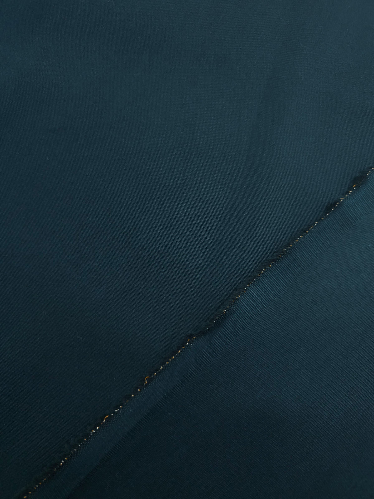 Deep Teal Cotton Twill