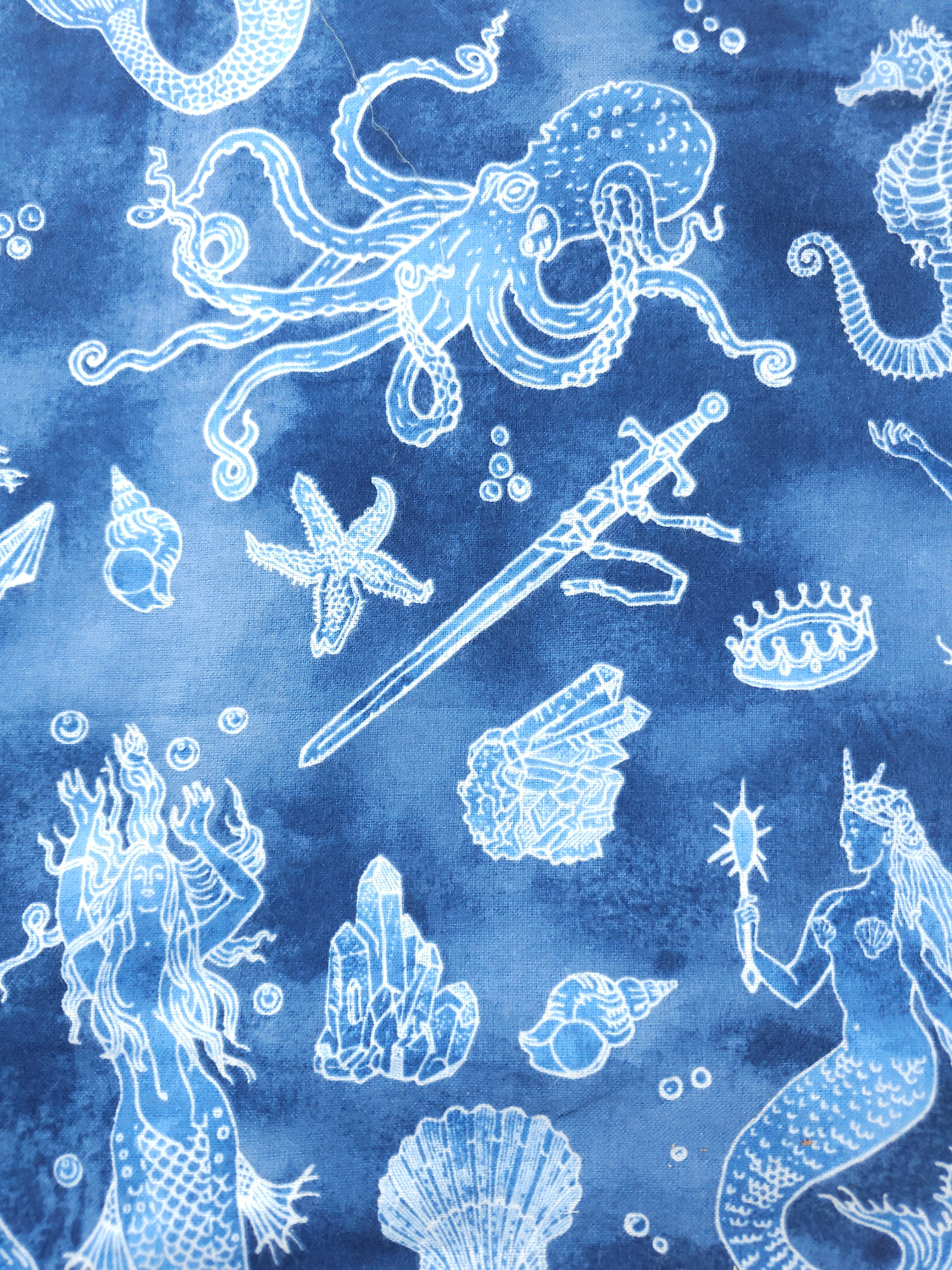 Crystal oceans Cotton flannel - 2.7m piece