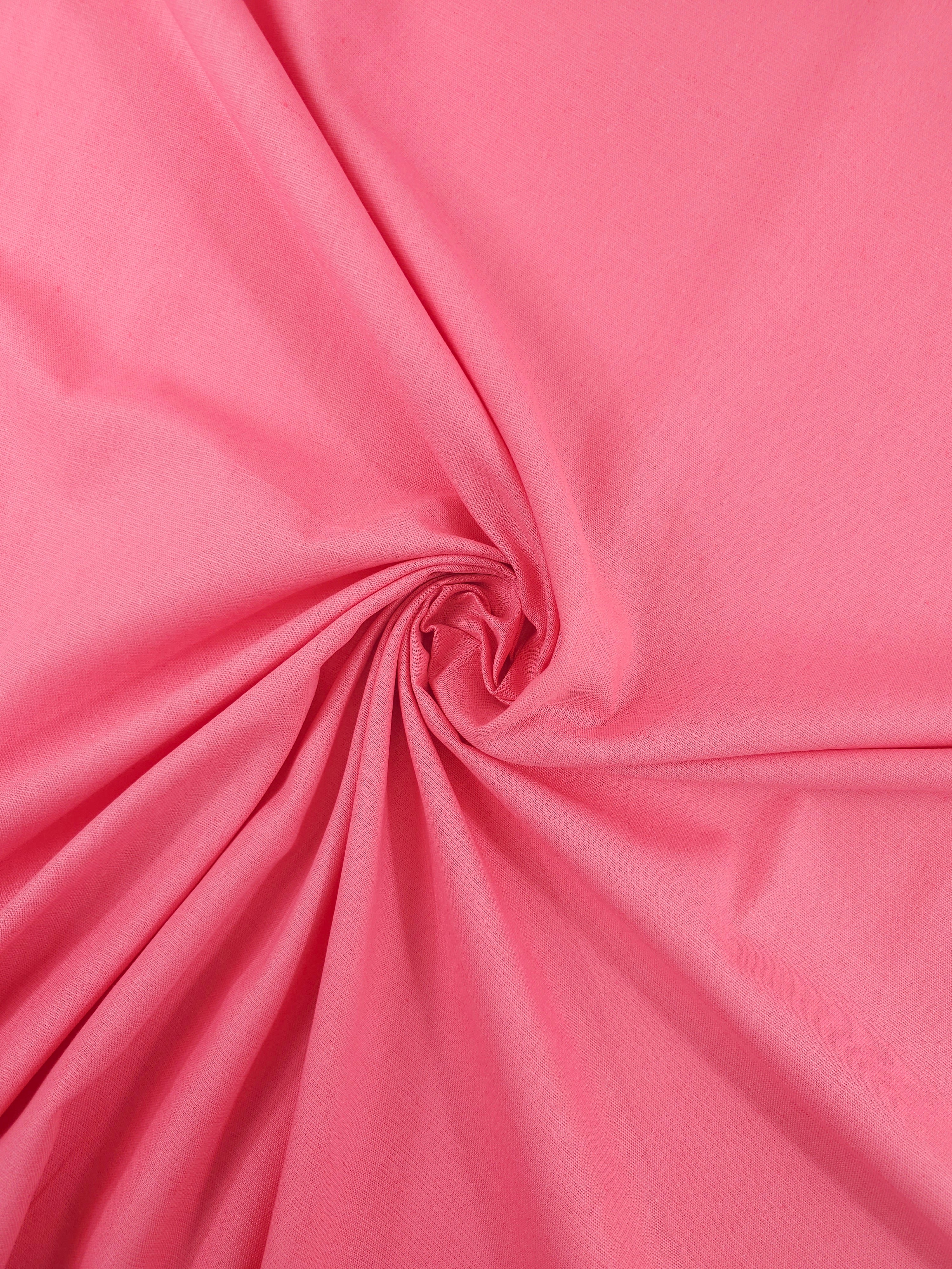 Guava Pink Cotton Linen