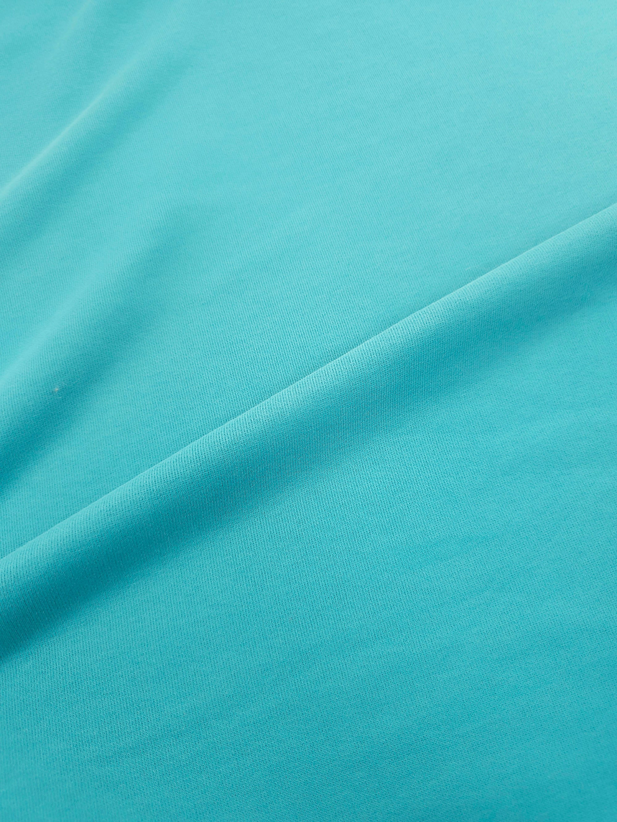 Turquoise Blue Loopback Terry