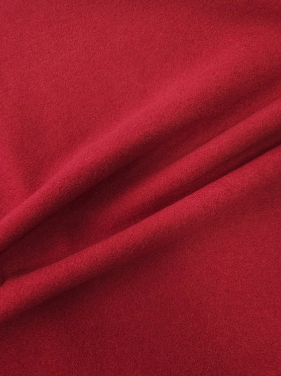 Red Medium-Weight Wool Mix