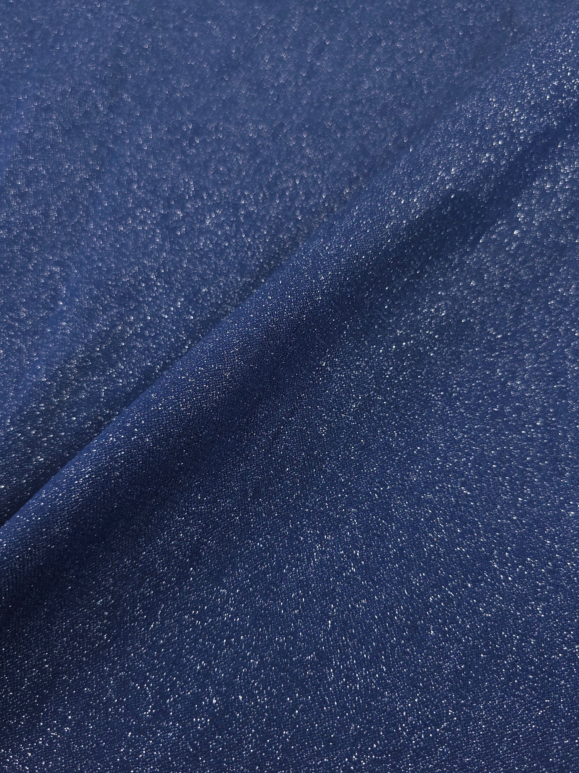 Indigo Navy Glitter Denim