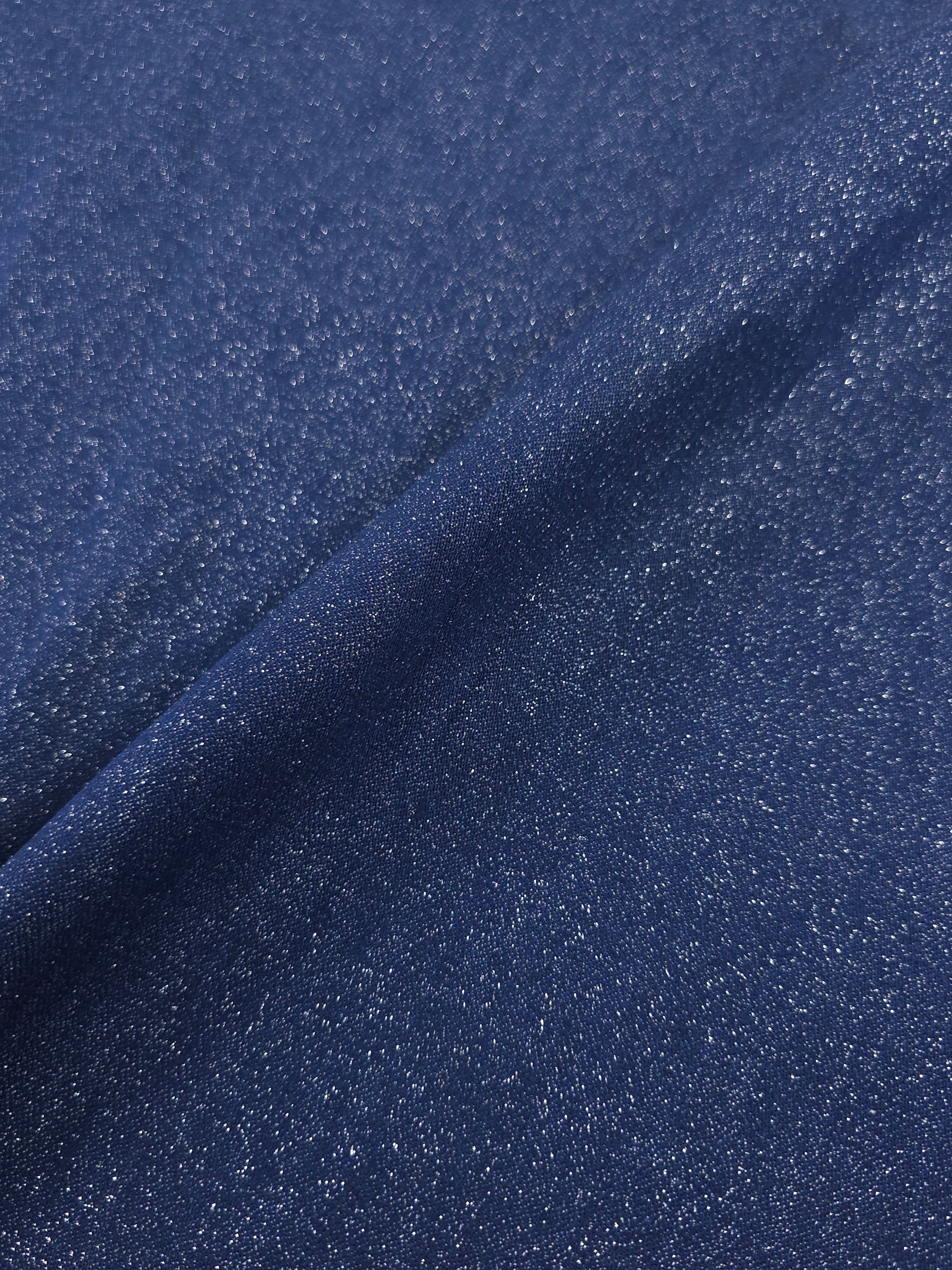 Indigo Navy Glitter Denim