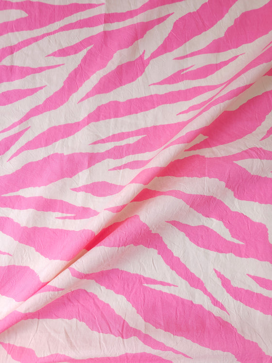 Pink/Cream Zebra Stripe Modal