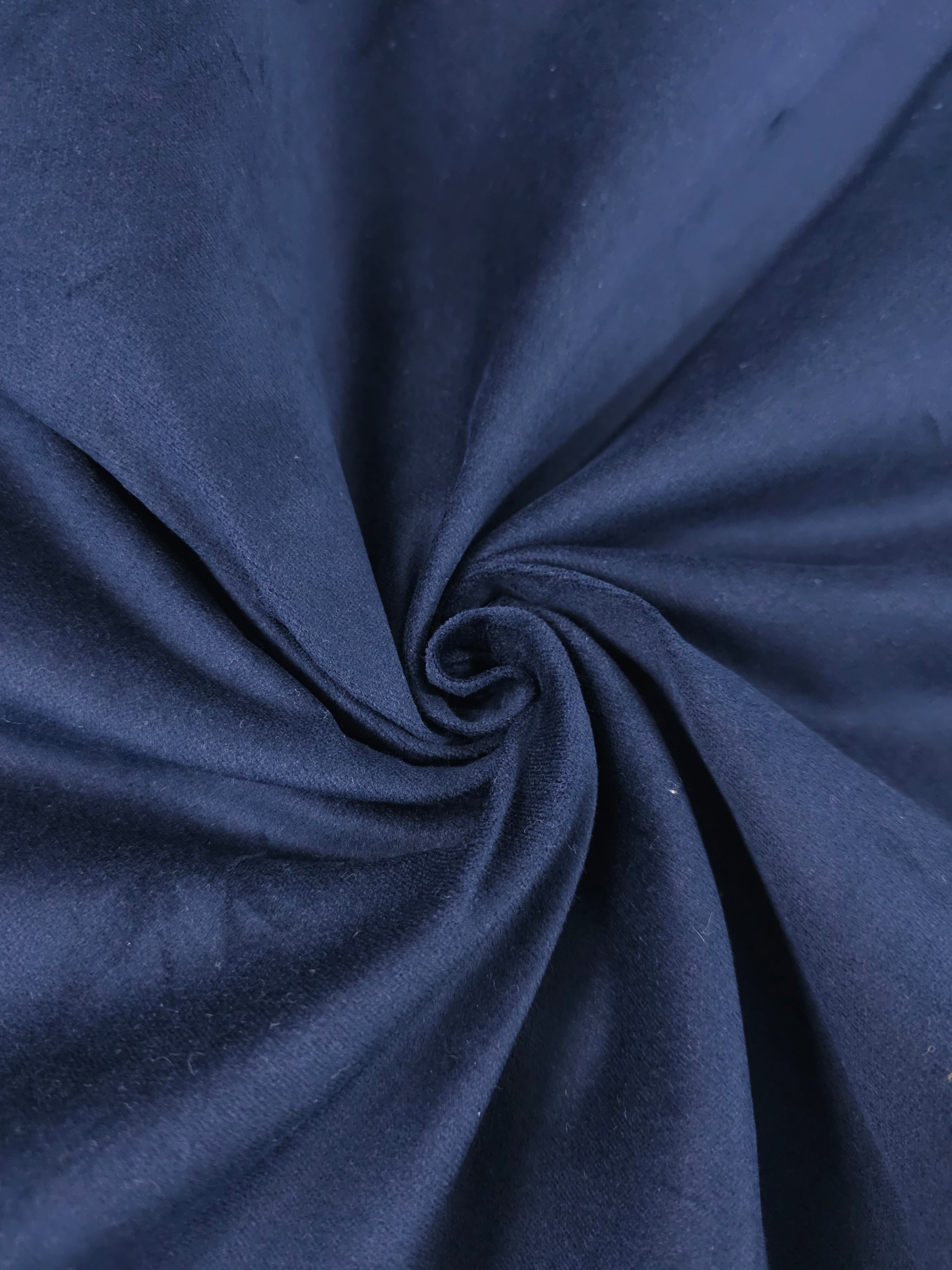 Blue Velvet Stretch - 1.7m Piece
