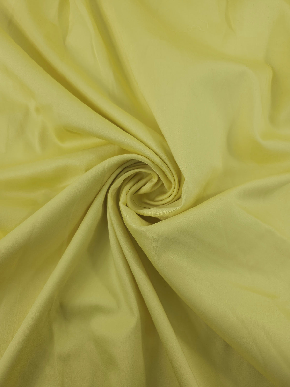 Pale Yellow Cotton Satin 45"