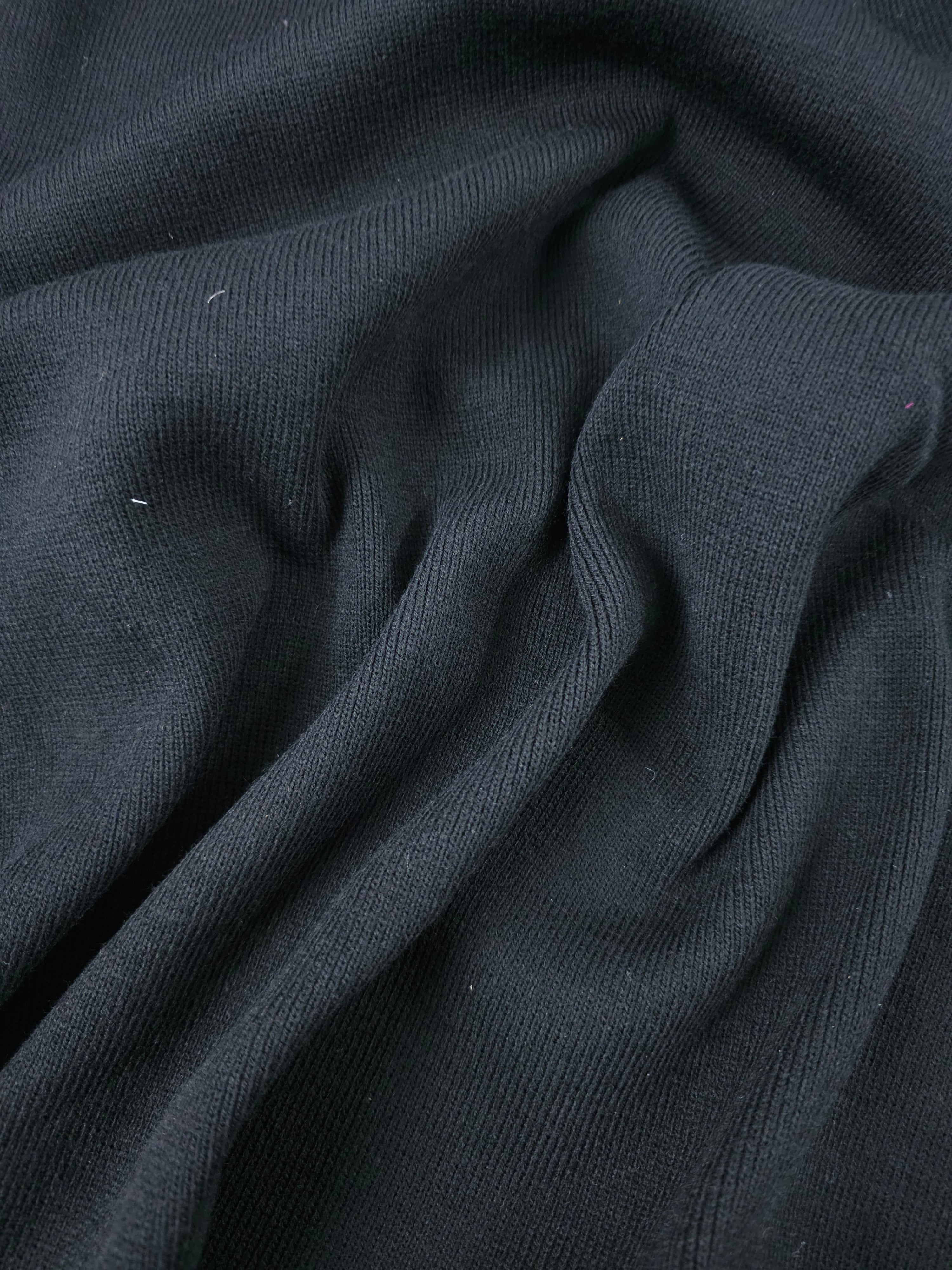 Black Heavyweight Ribbing
