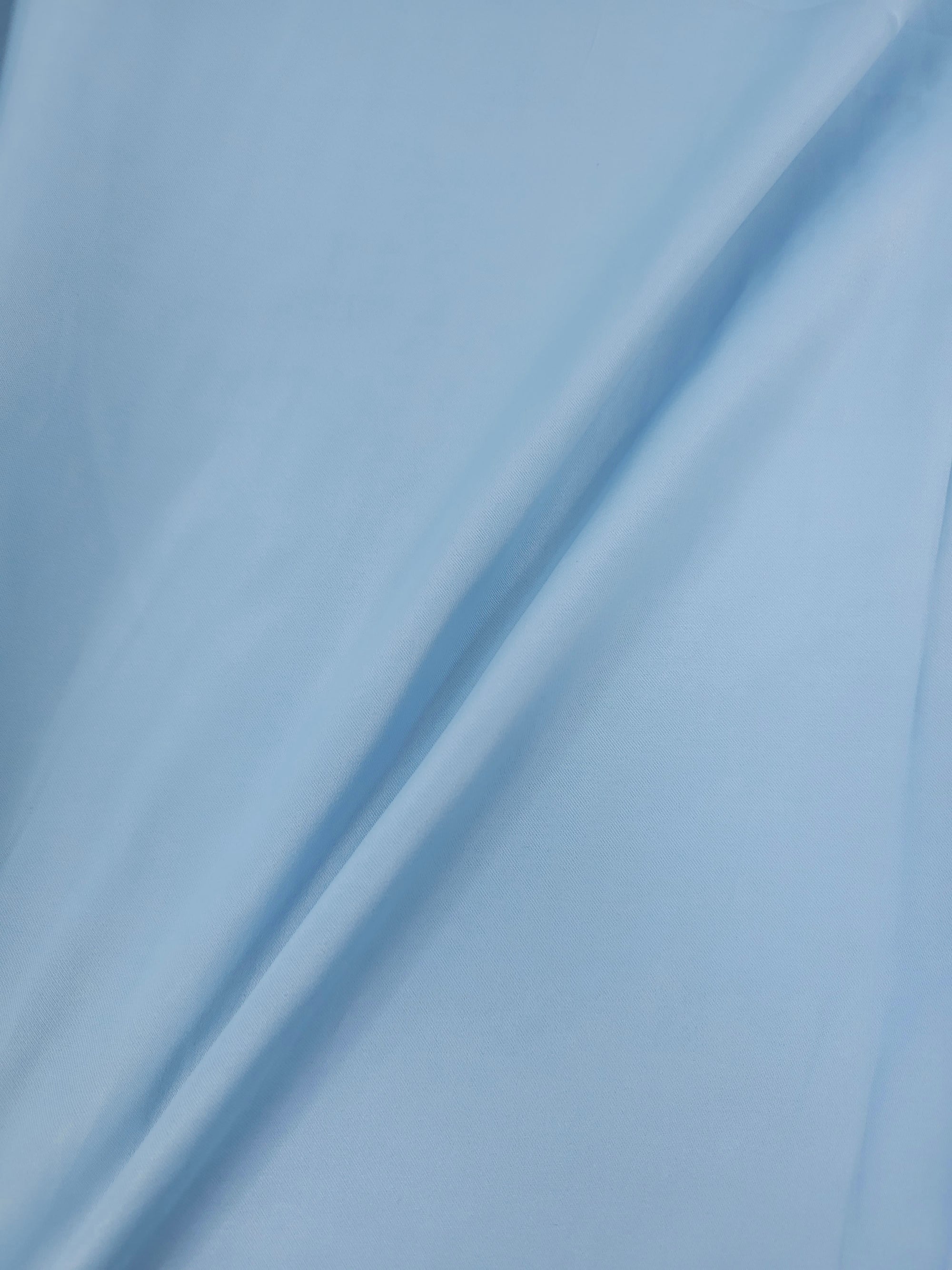 Sky Blue Viscose Satin