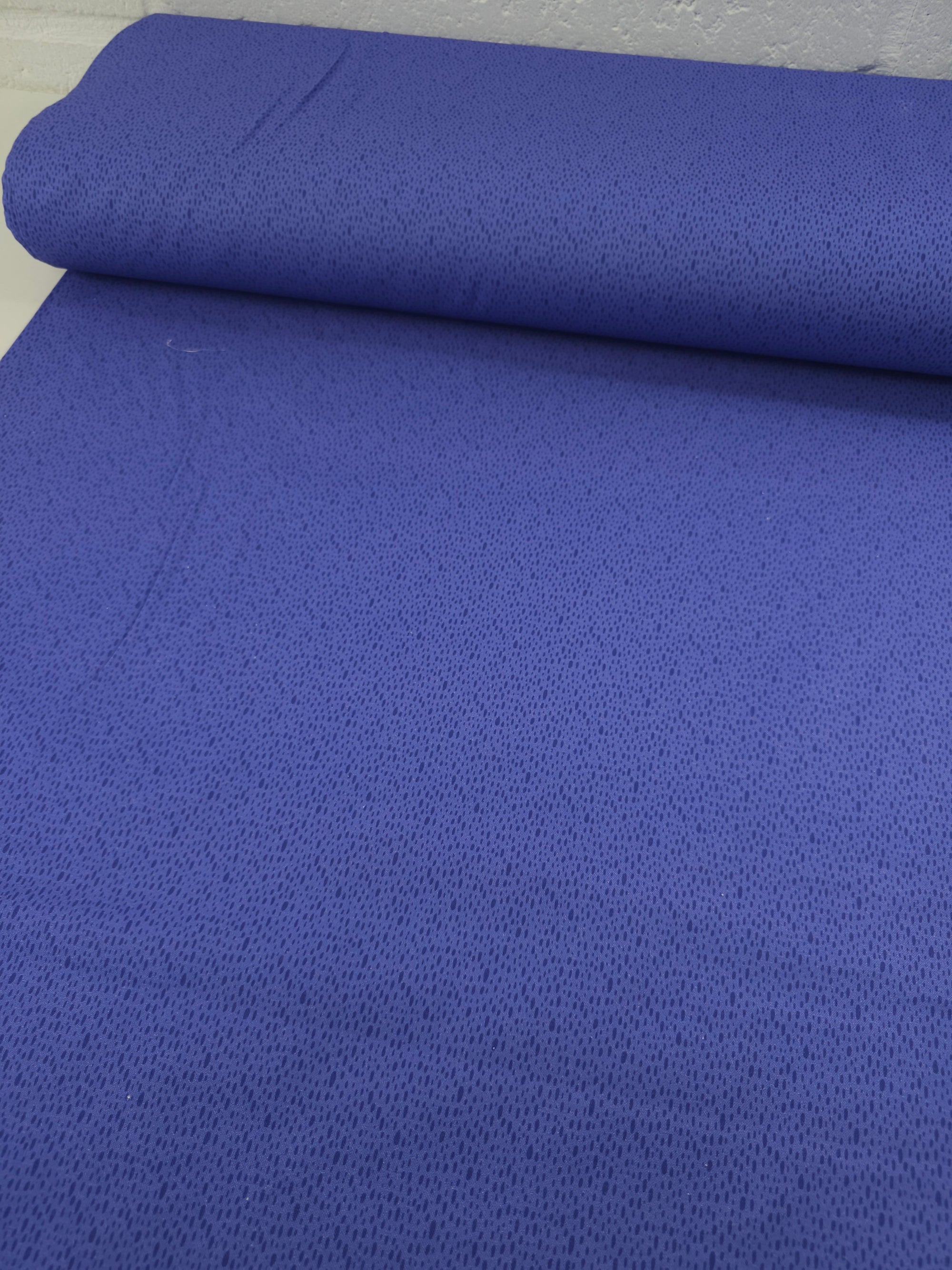 Indigo Tiny Brushstroke 100% Cotton