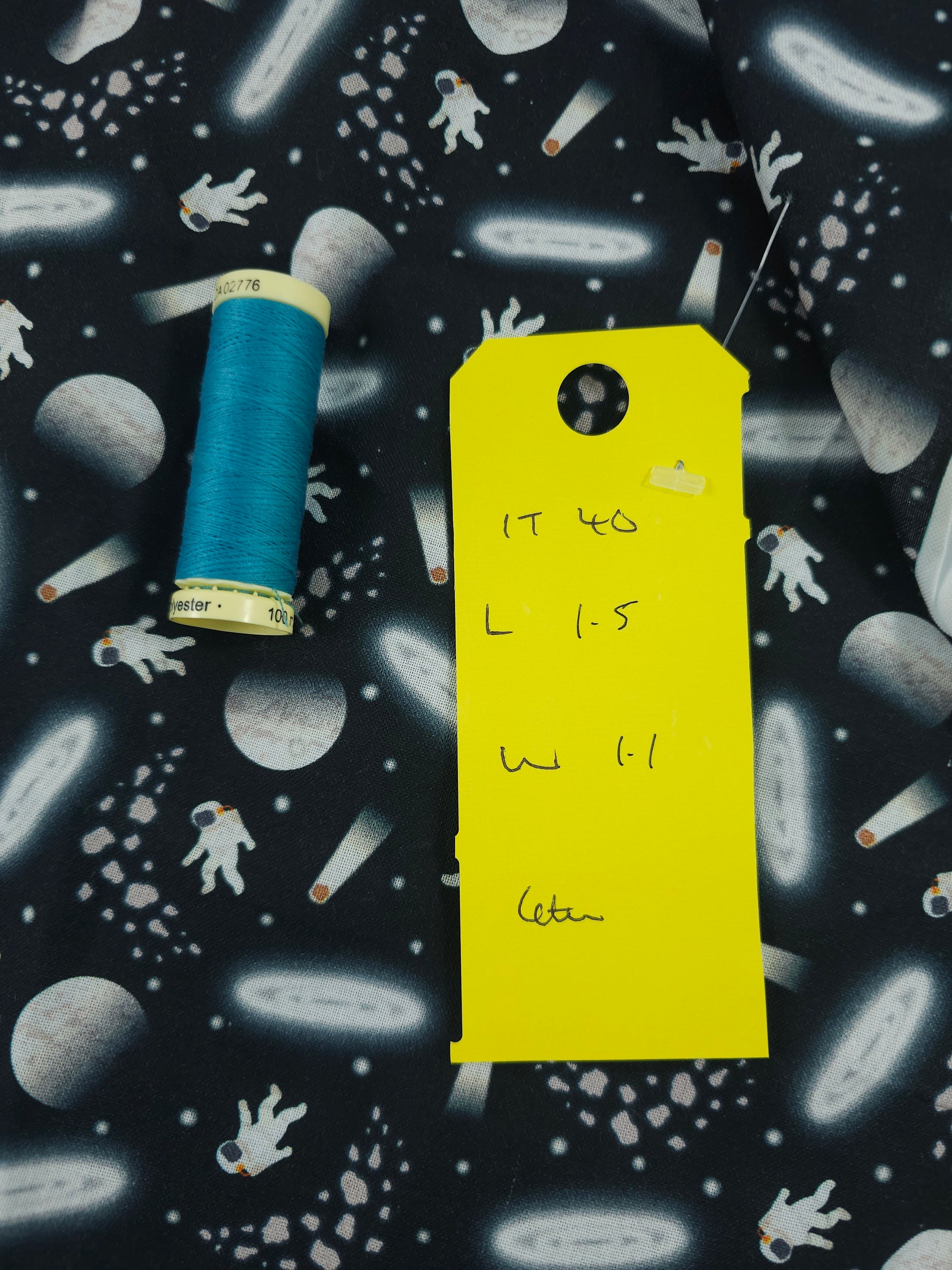 Astronaut Cotton- 1.5m piece