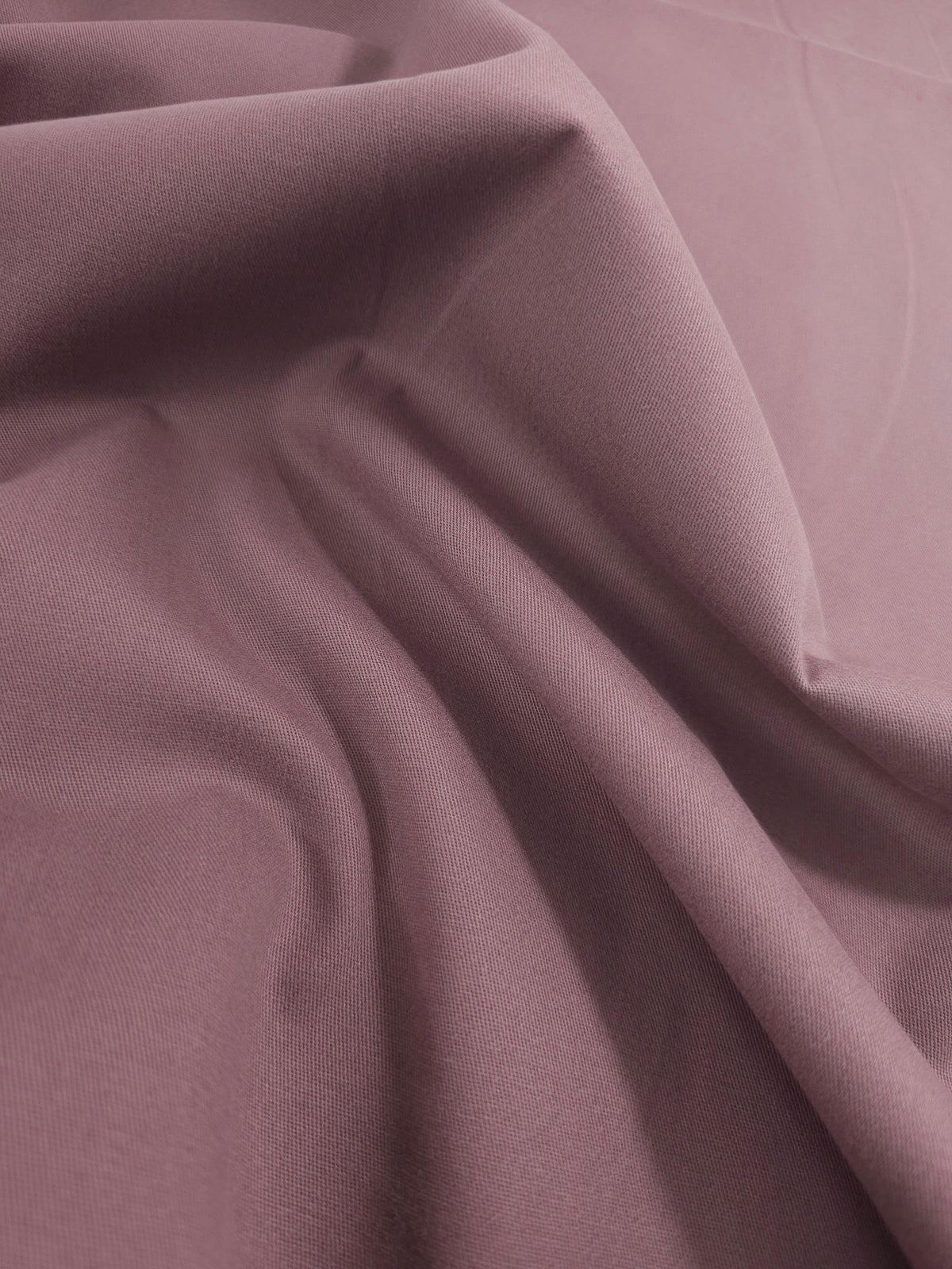 Dusky Mauve Brushed Cotton Twill