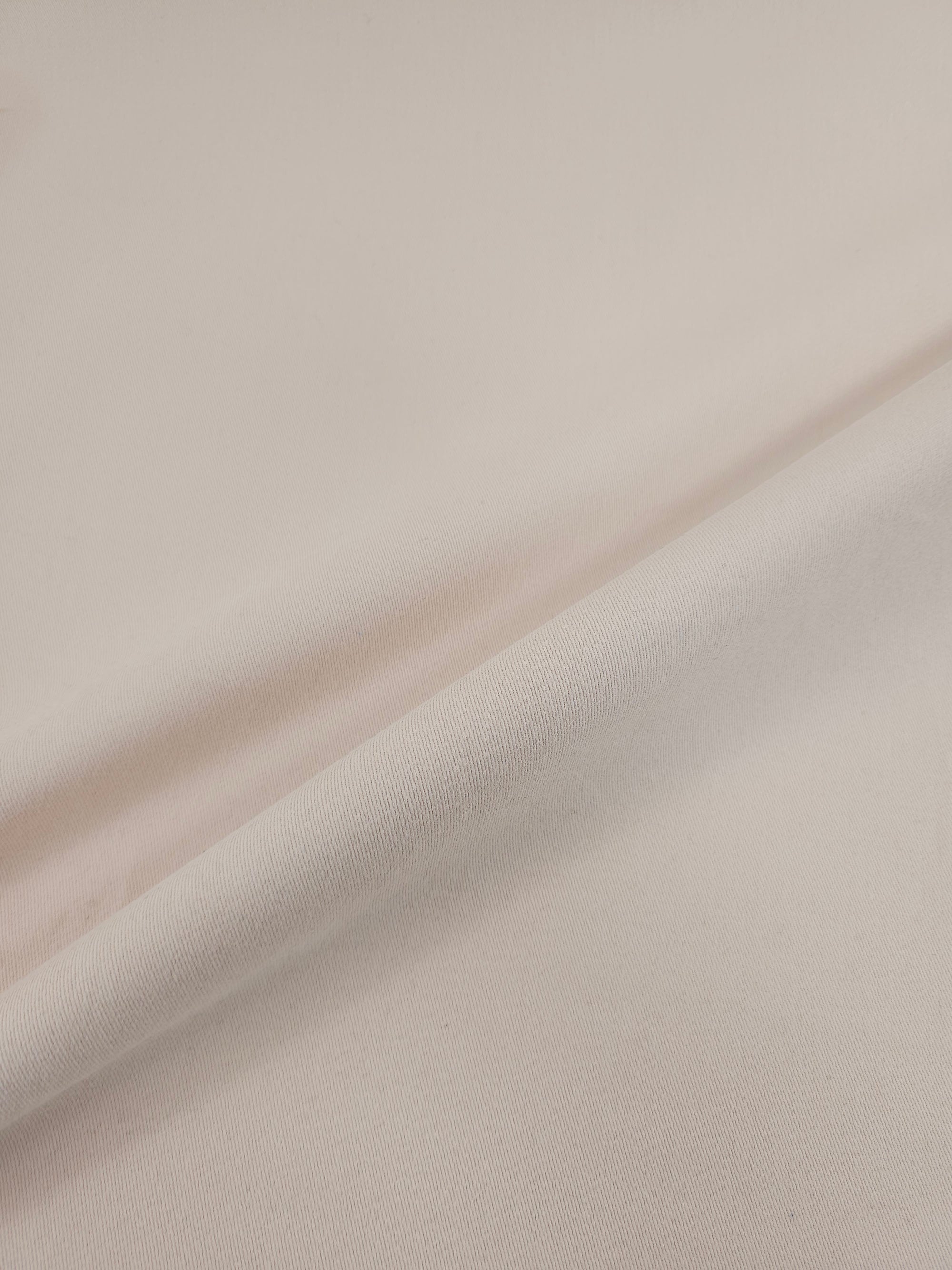 Pale Peach Brushed Cotton Twill