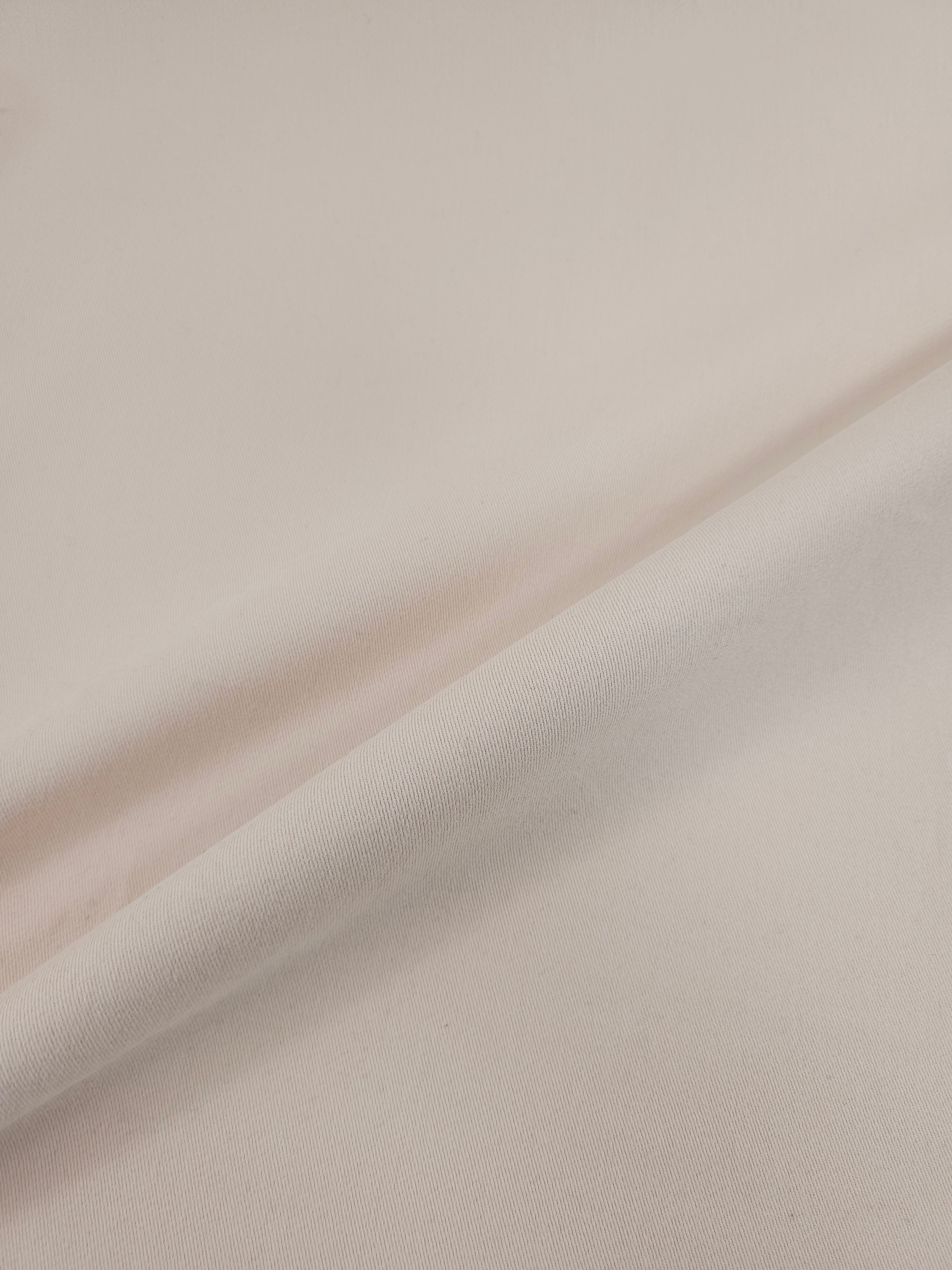 Pale Peach Brushed Cotton Twill