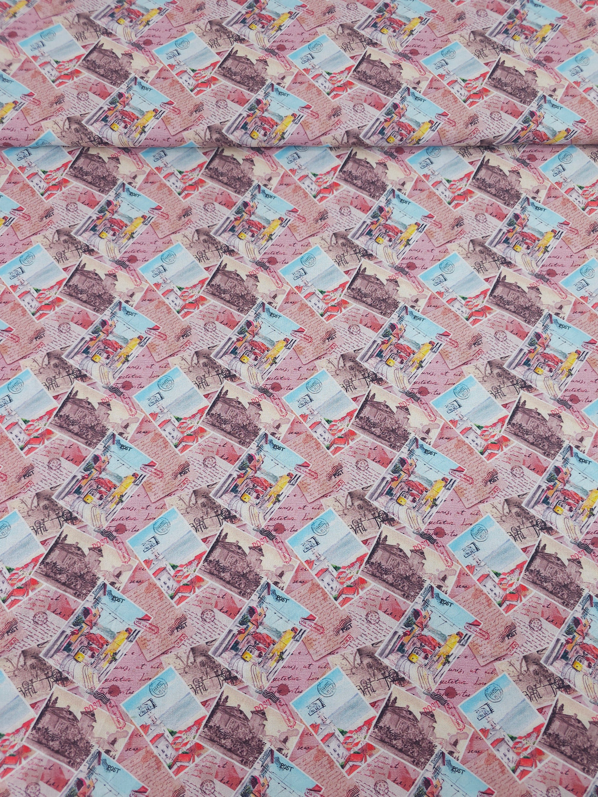 Postcard Holiday 100% Cotton - Joann