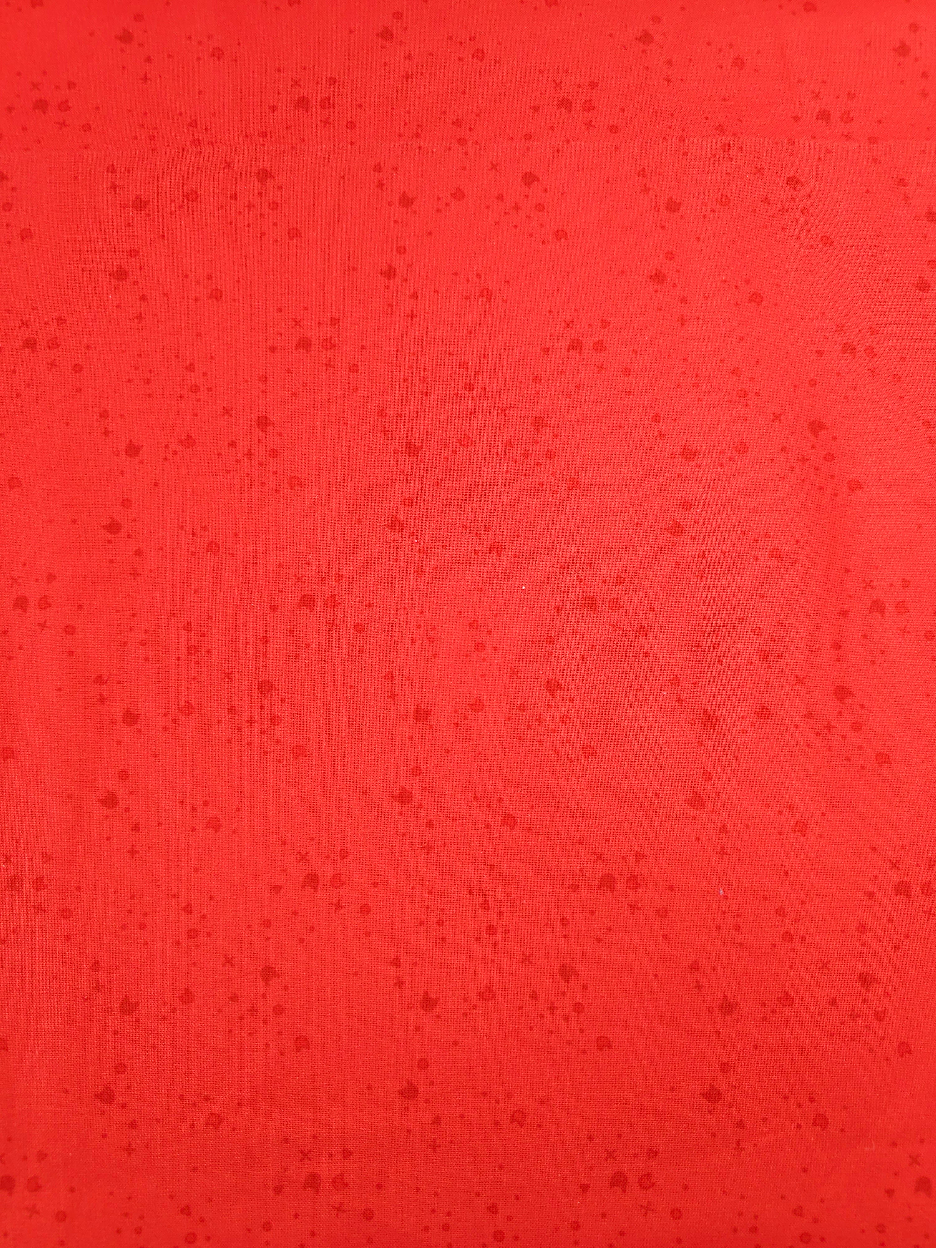 Red On Red Kitty Litter 100% Cotton - Pammie Jane