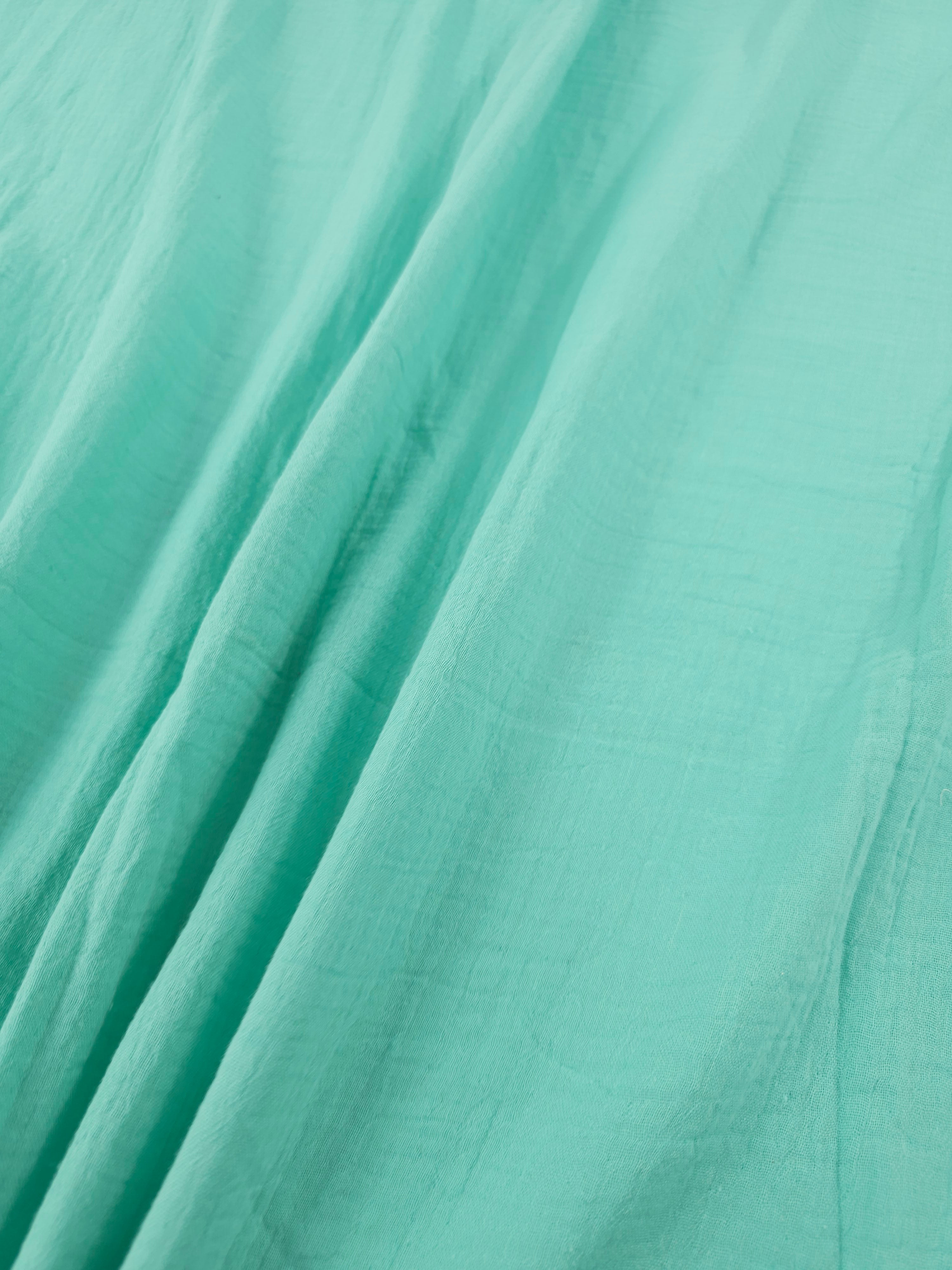 Minty Aqua Double Gauze