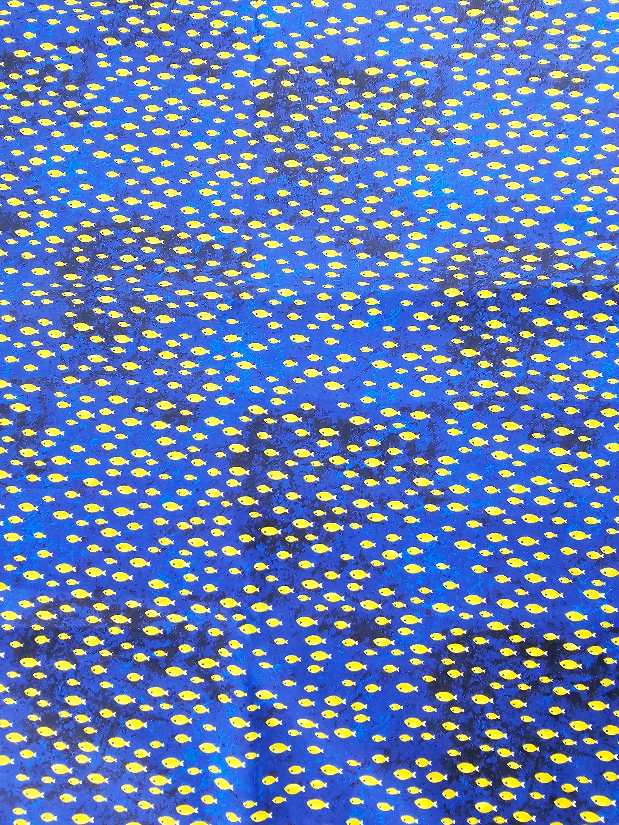 Yellow Swimmers Cotton - 3m Piece