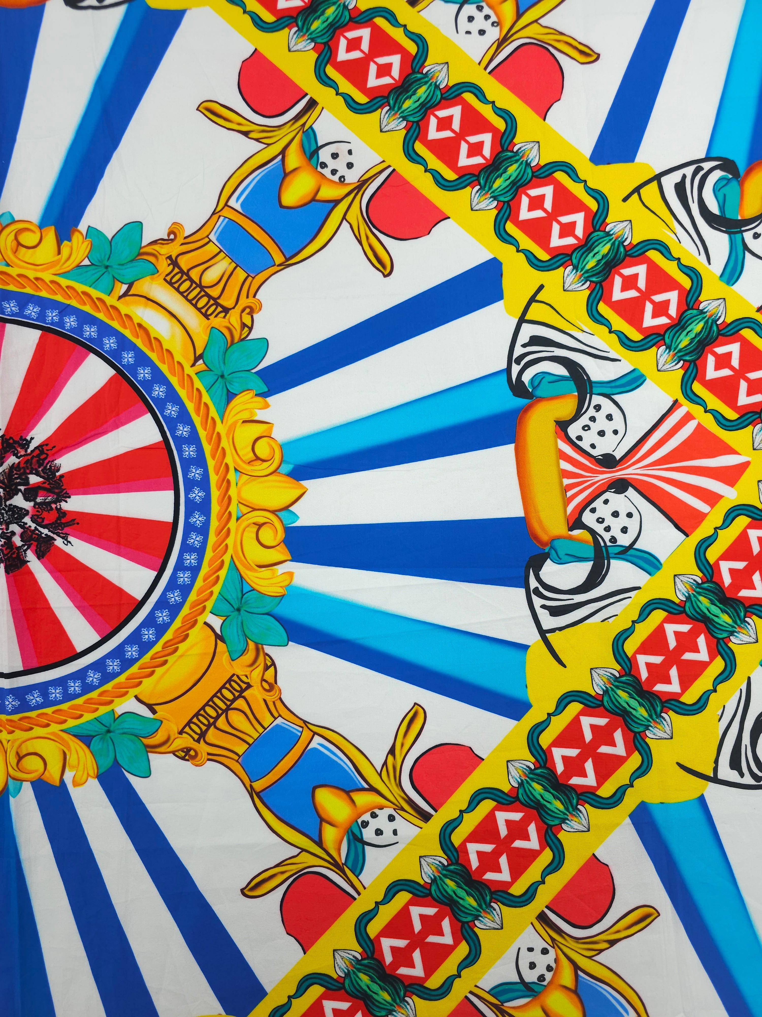 Bright Carretto Pop Cotton Poplin - Dolce & Gabbana