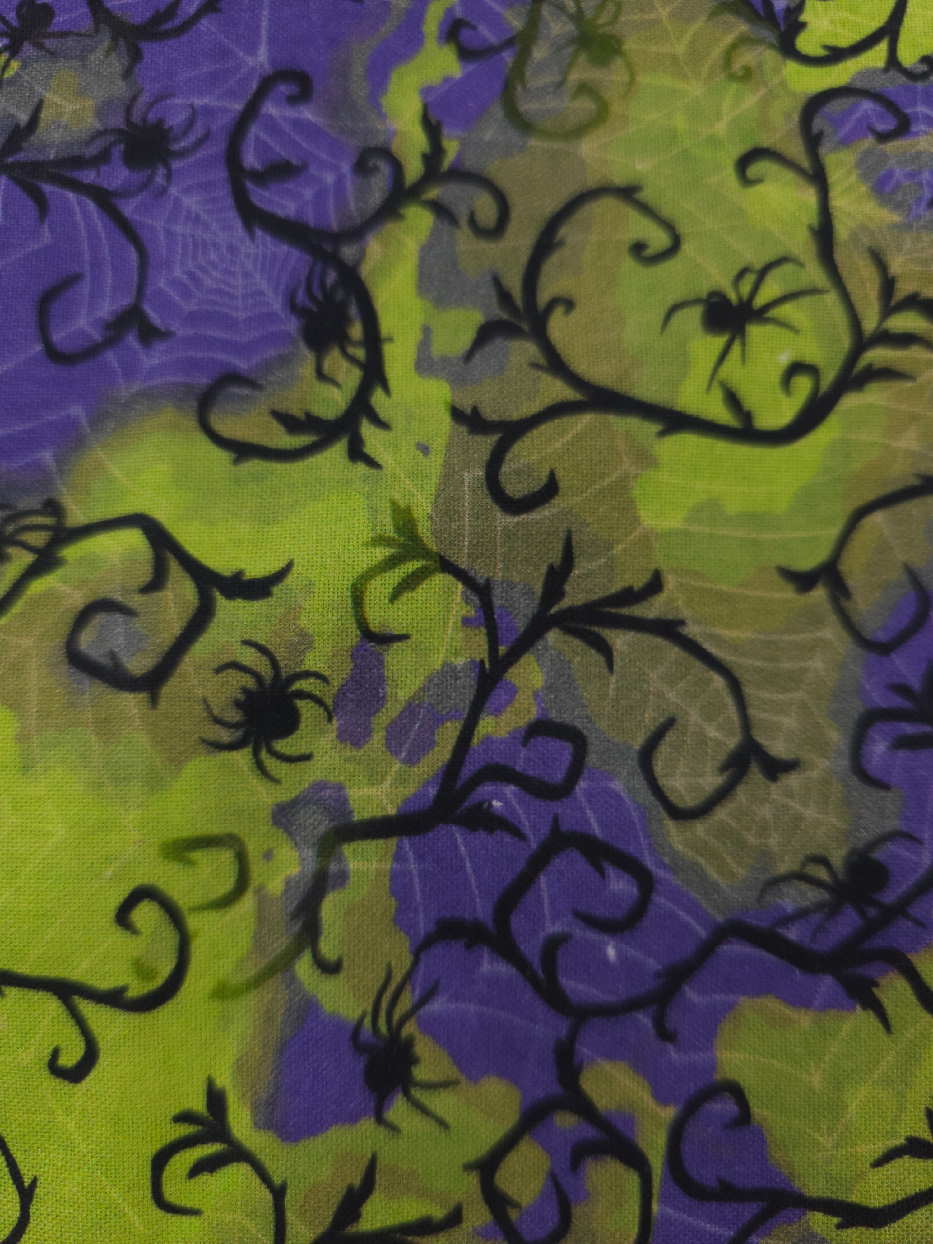 Halloween spider Cotton- 2m piece