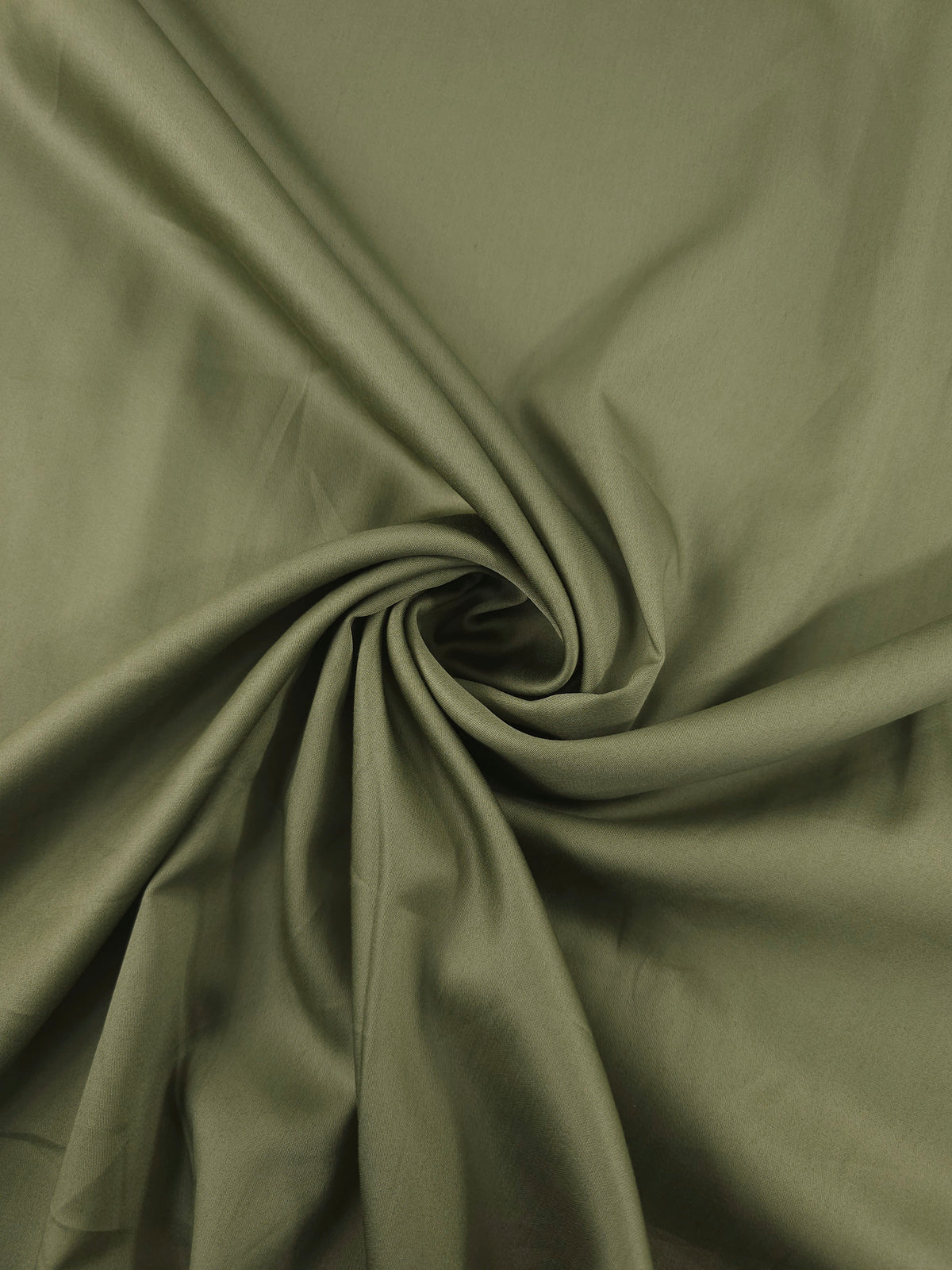 Khaki Cotton Satin 60"