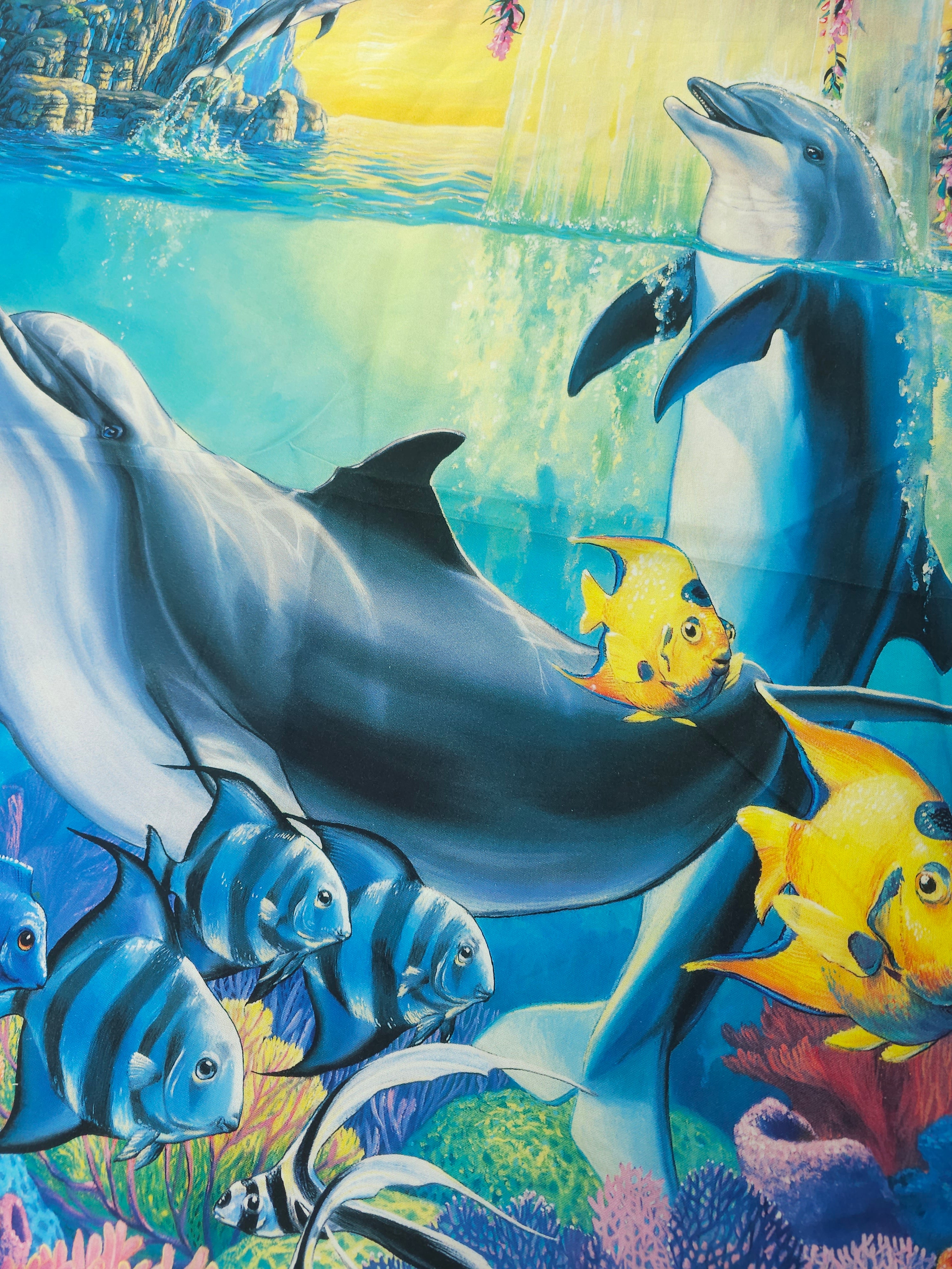 Dolphin Cotton panel- 1.6m piece