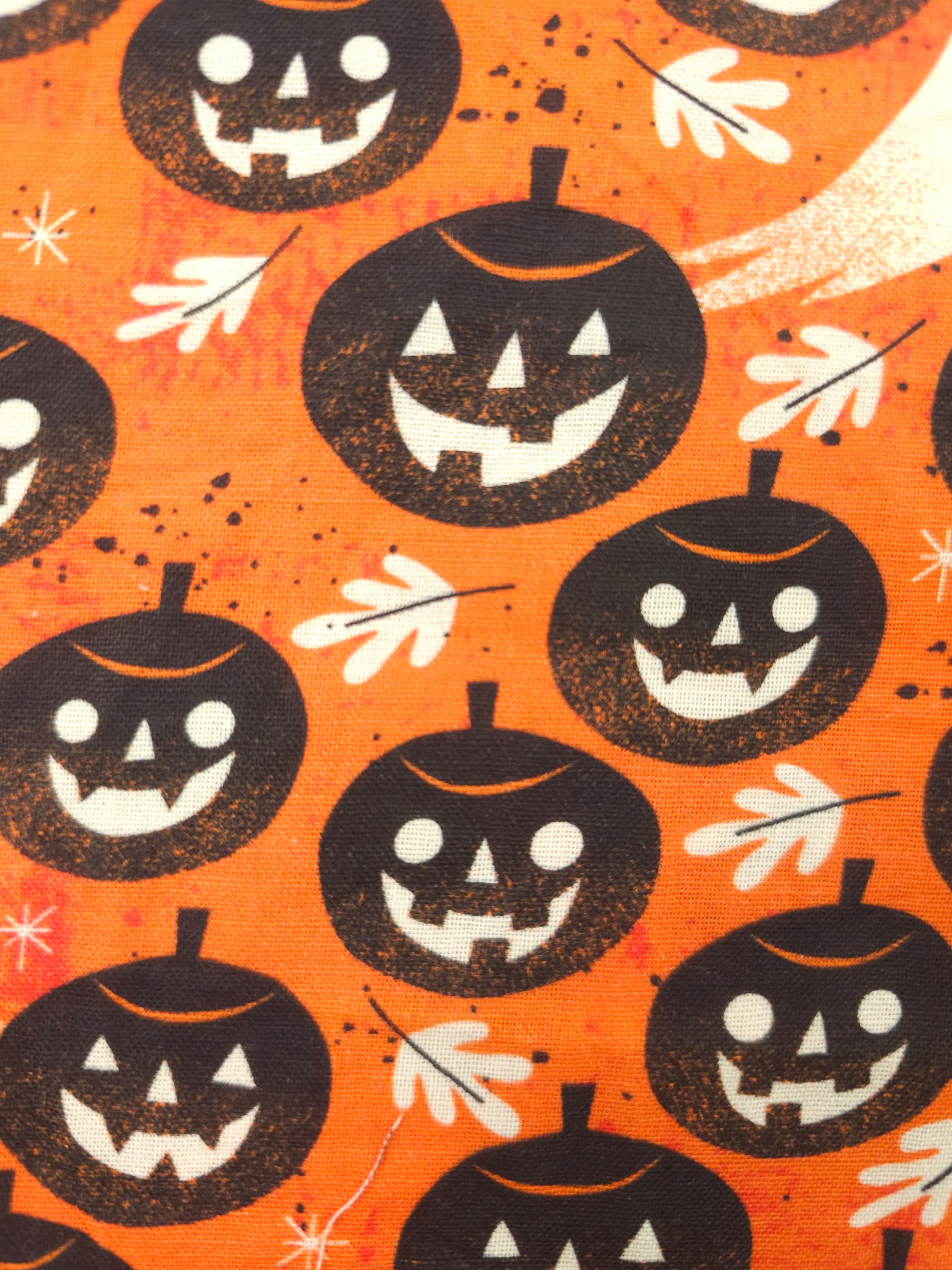 Pumpkin ghost cotton- 1m
