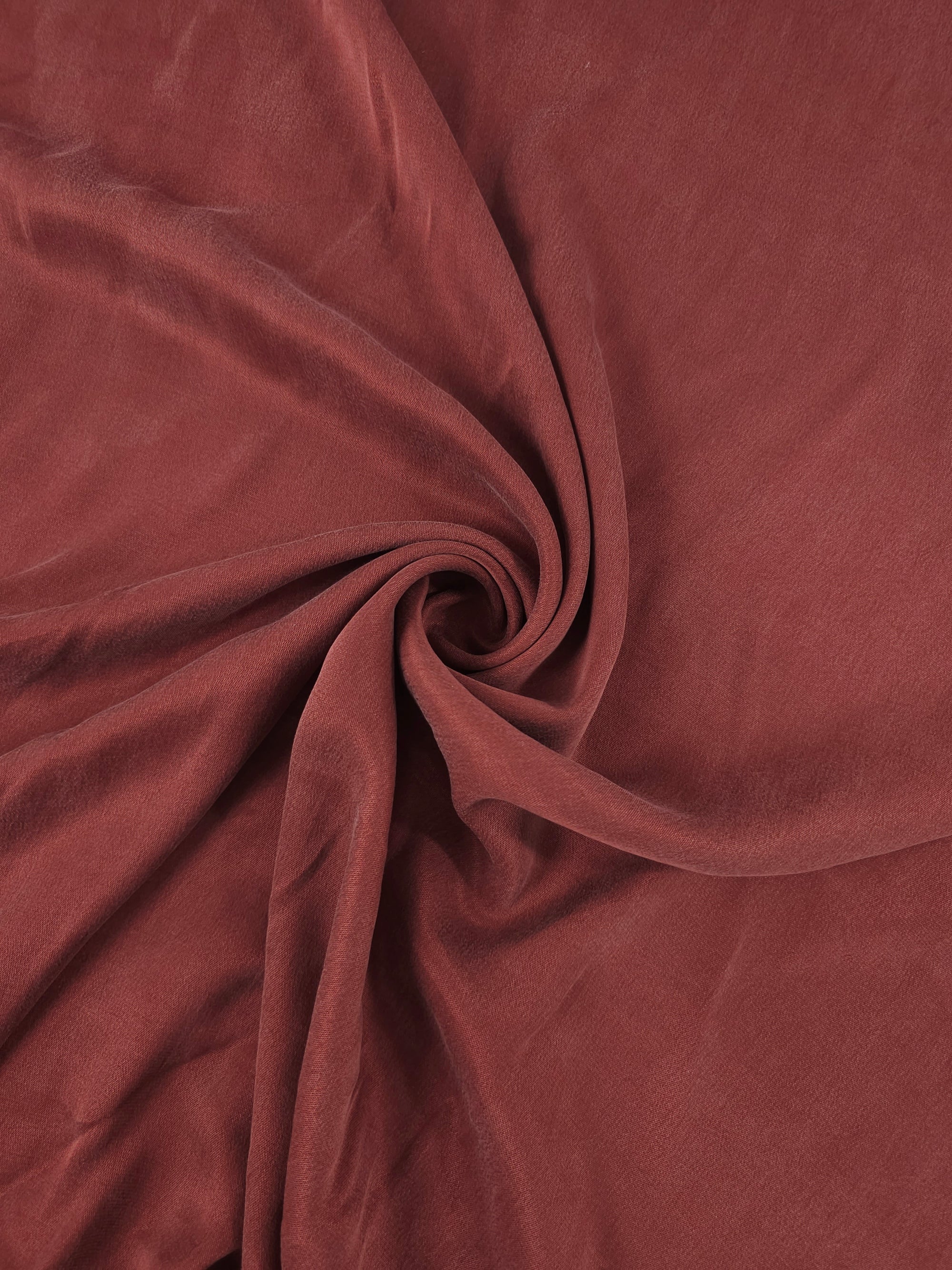 Garnet Red Sandwashed Cupro