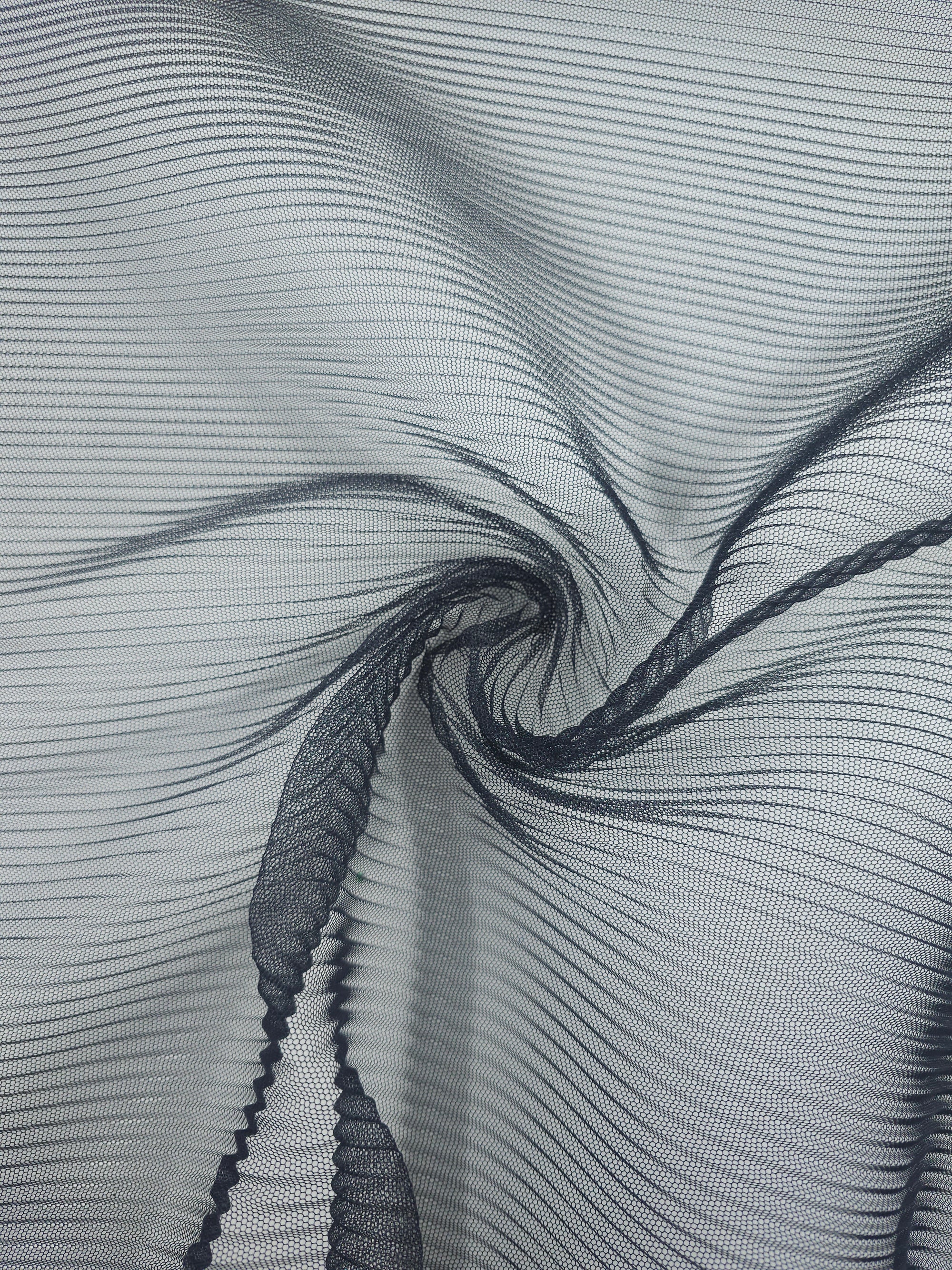 Black Plisse Net