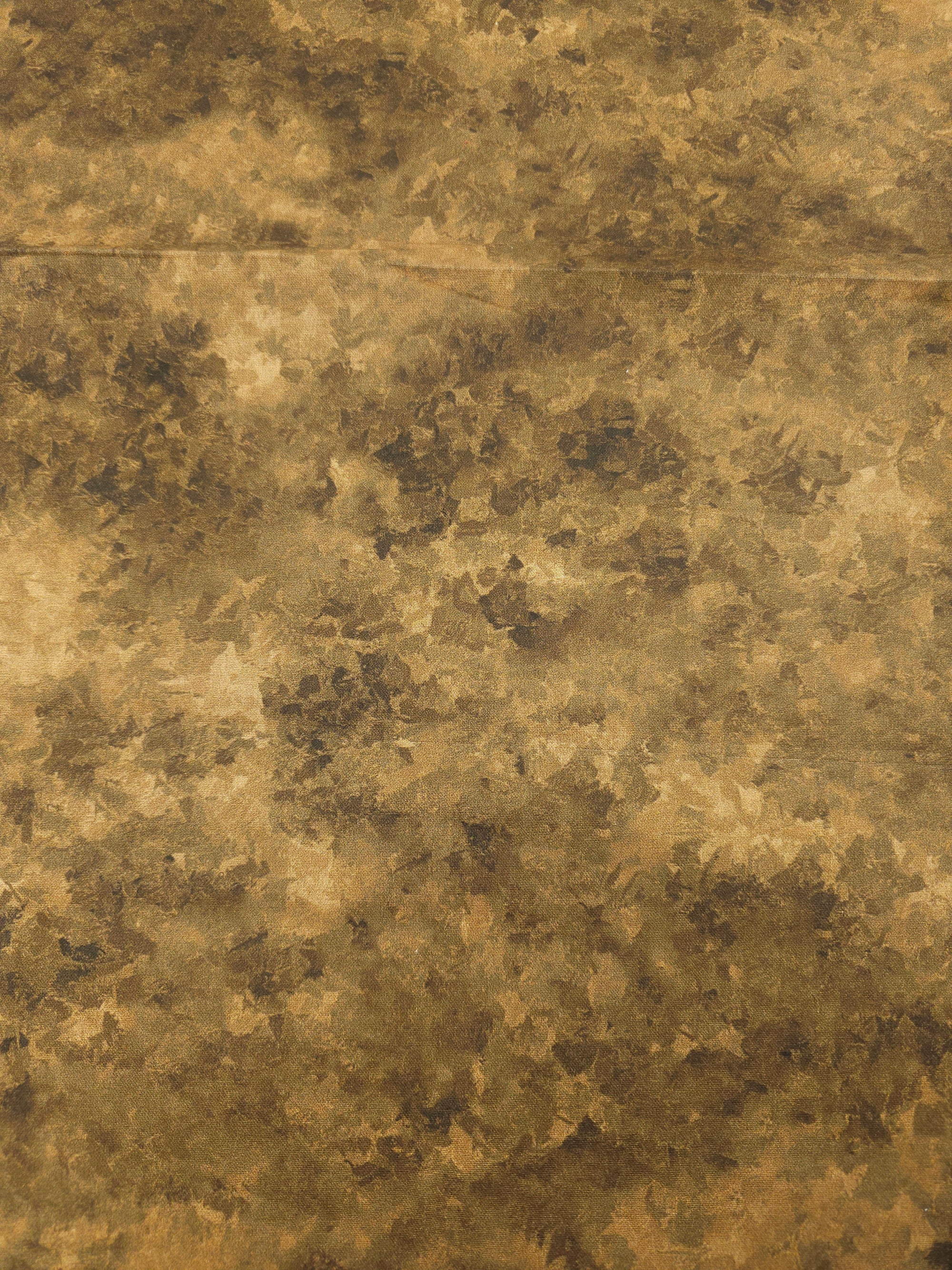 Moss Brown Marble Splash 100% Cotton