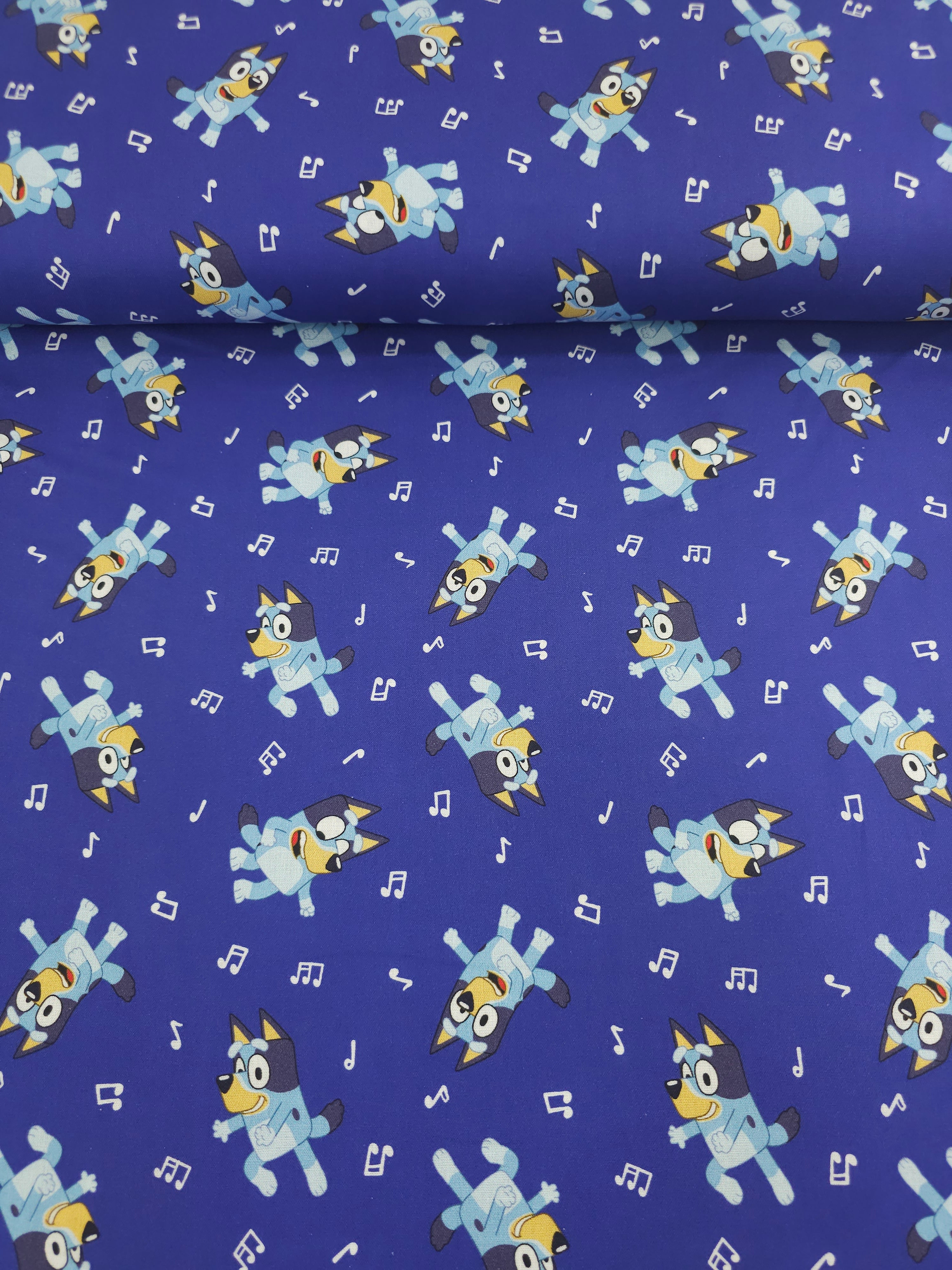 Dancing Bluey 100% Cotton