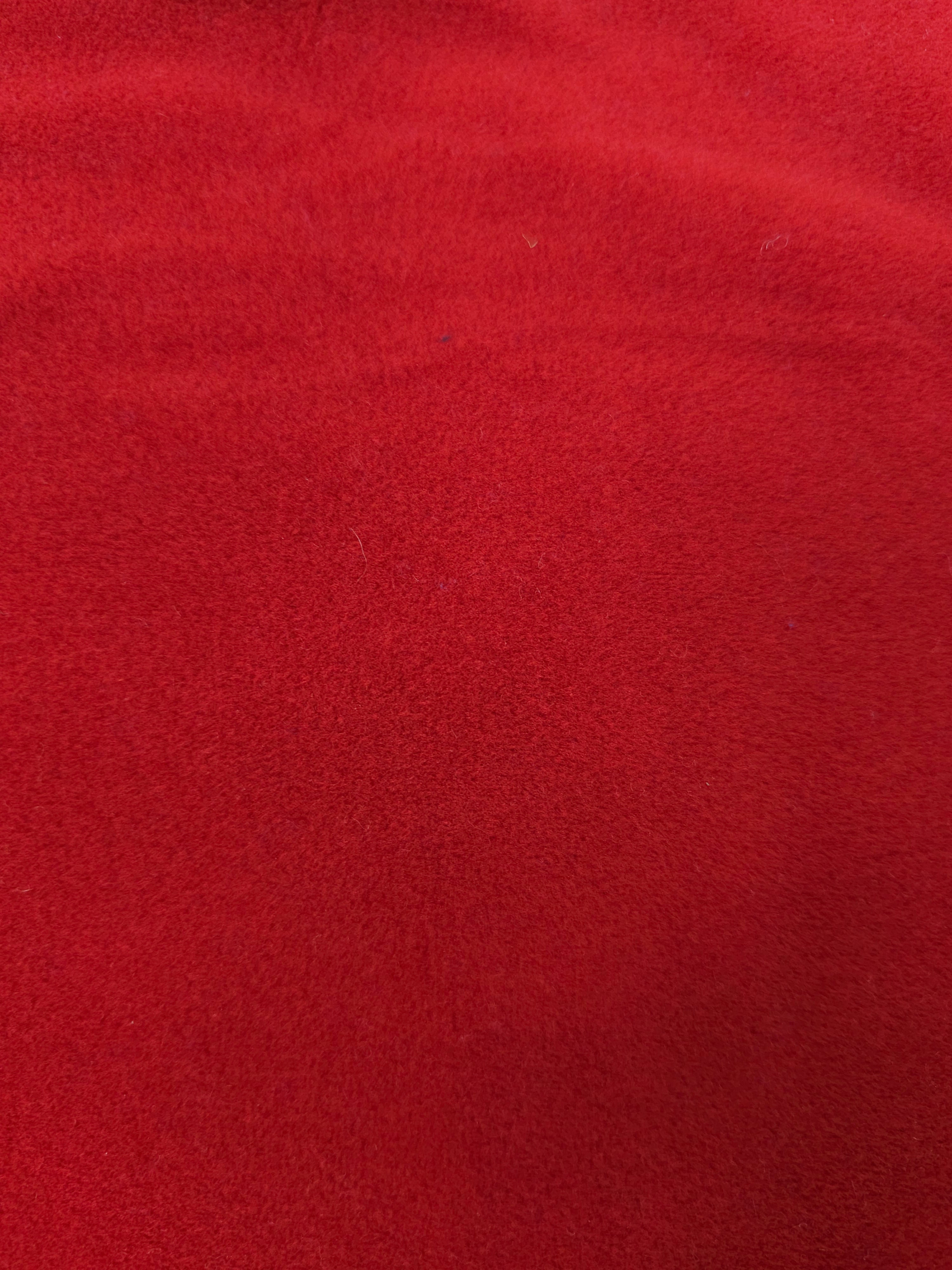 Red Fleece- 3m piece
