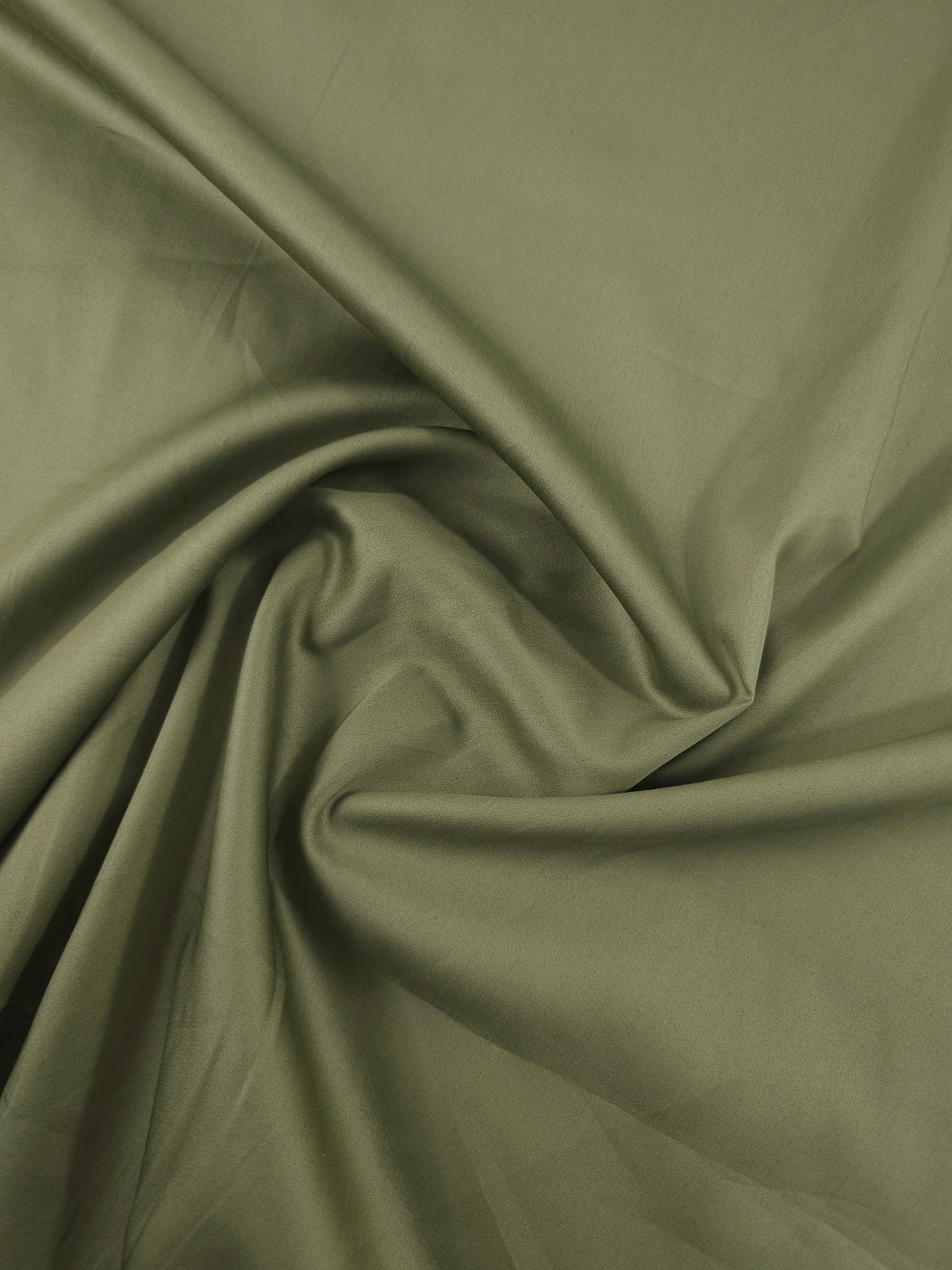 Khaki Cotton Satin 60"