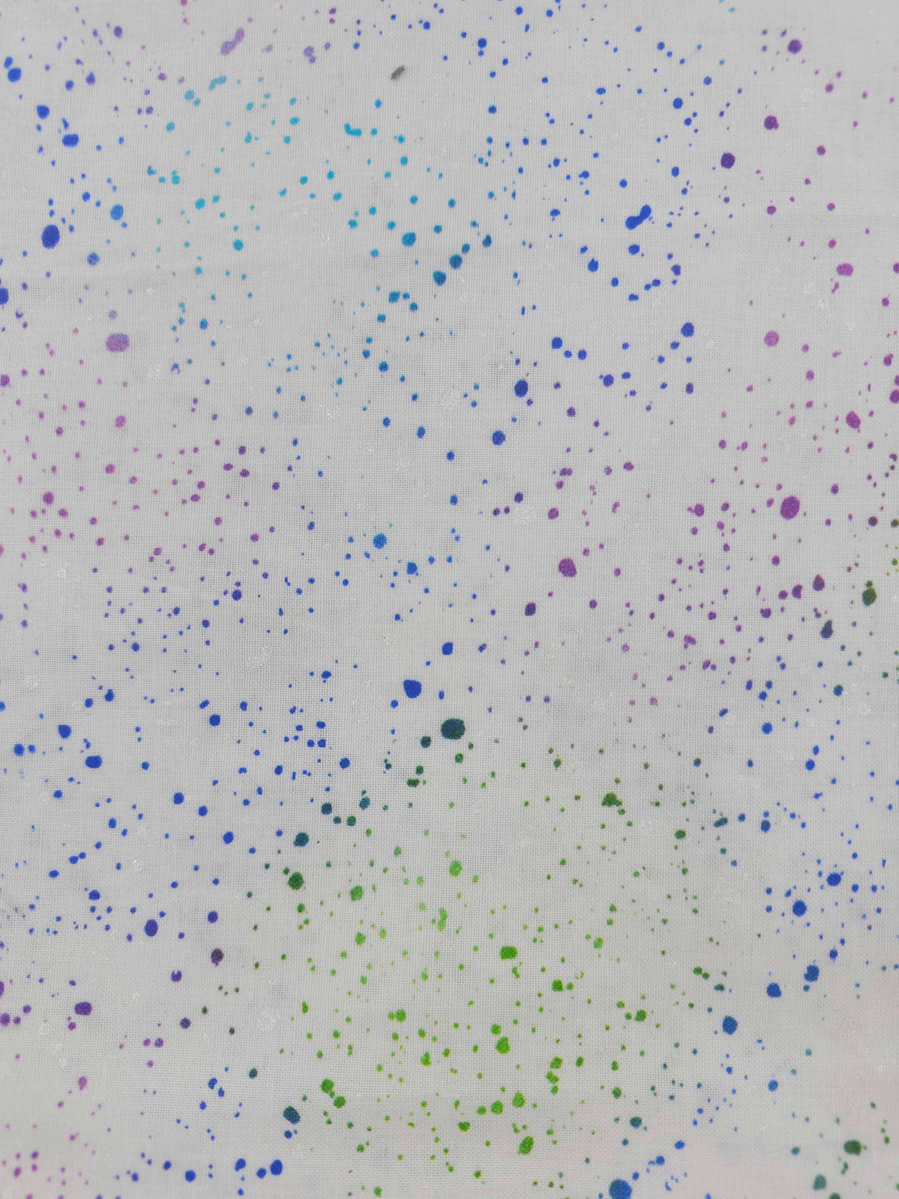 Rainbow speckle Cotton- 2m piece