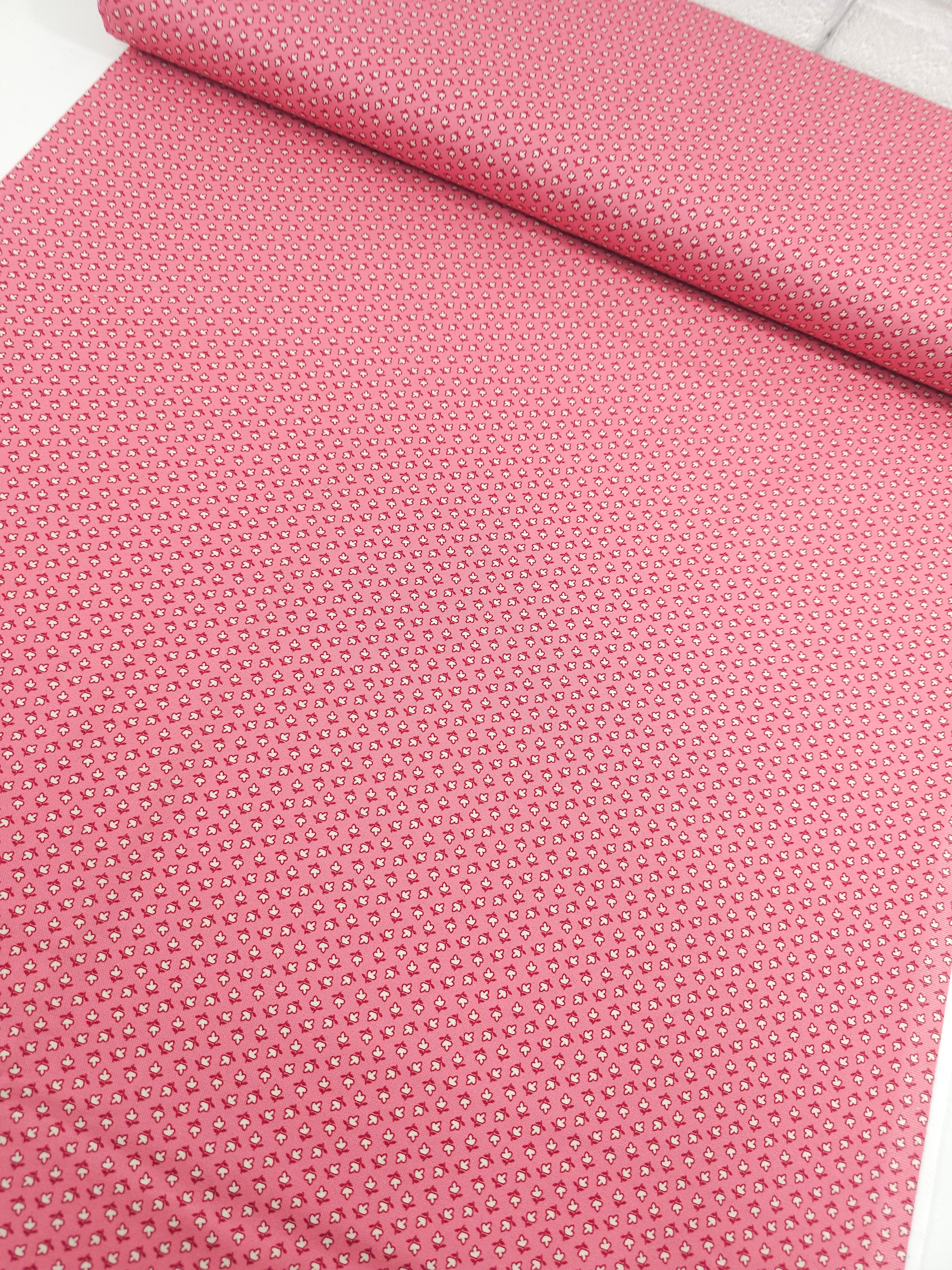 Rosy Pink Mini Shroom Flower 100% Cotton