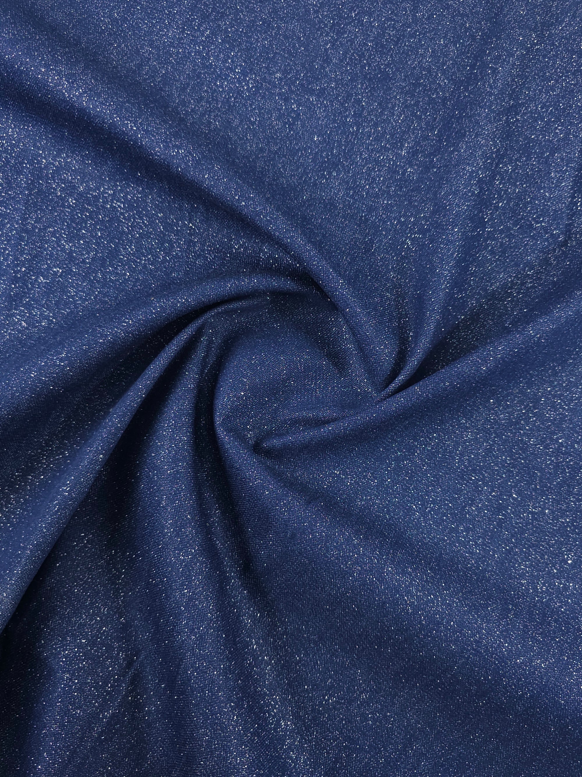 Indigo Navy Glitter Denim