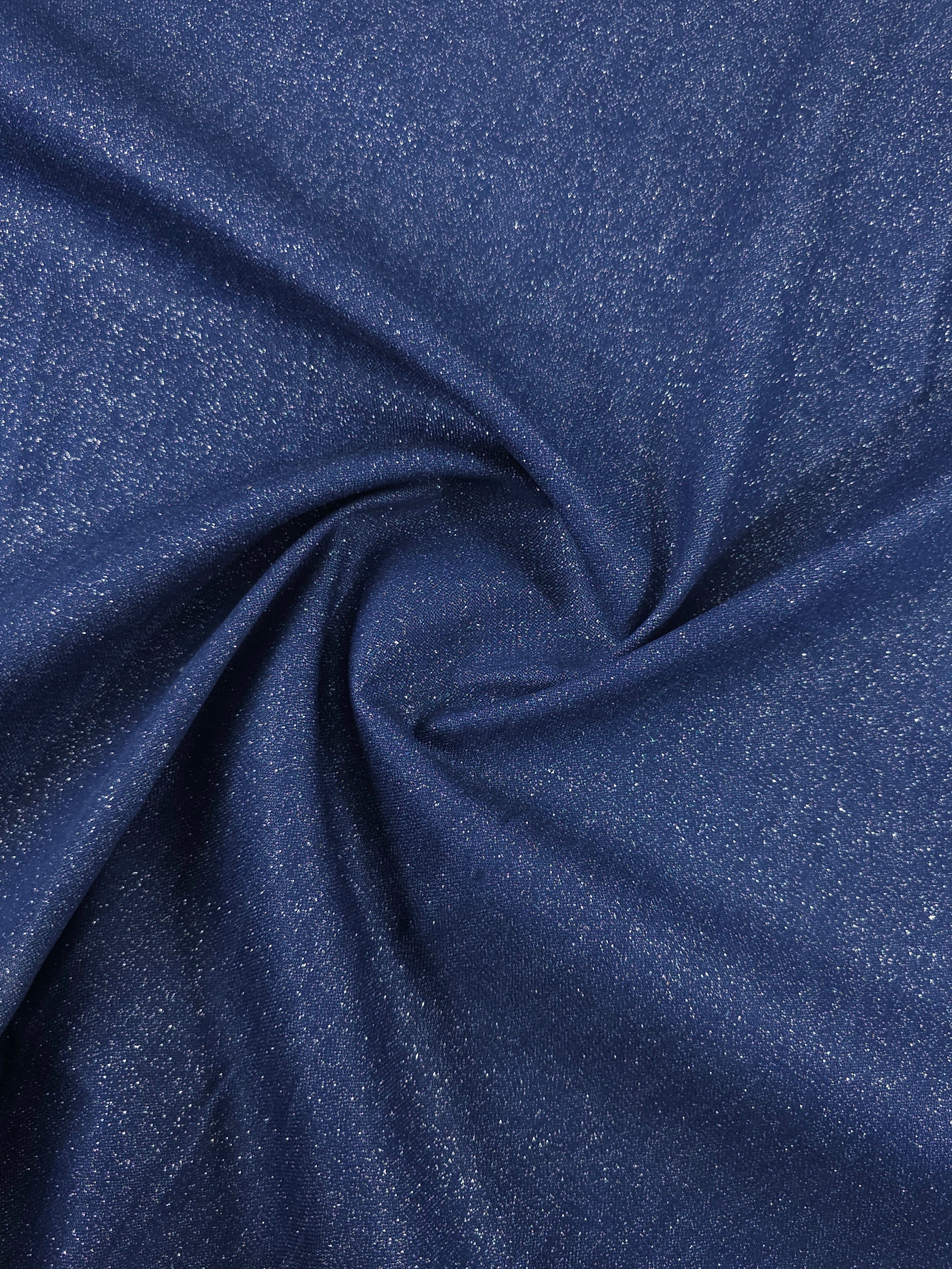 Indigo Navy Glitter Denim