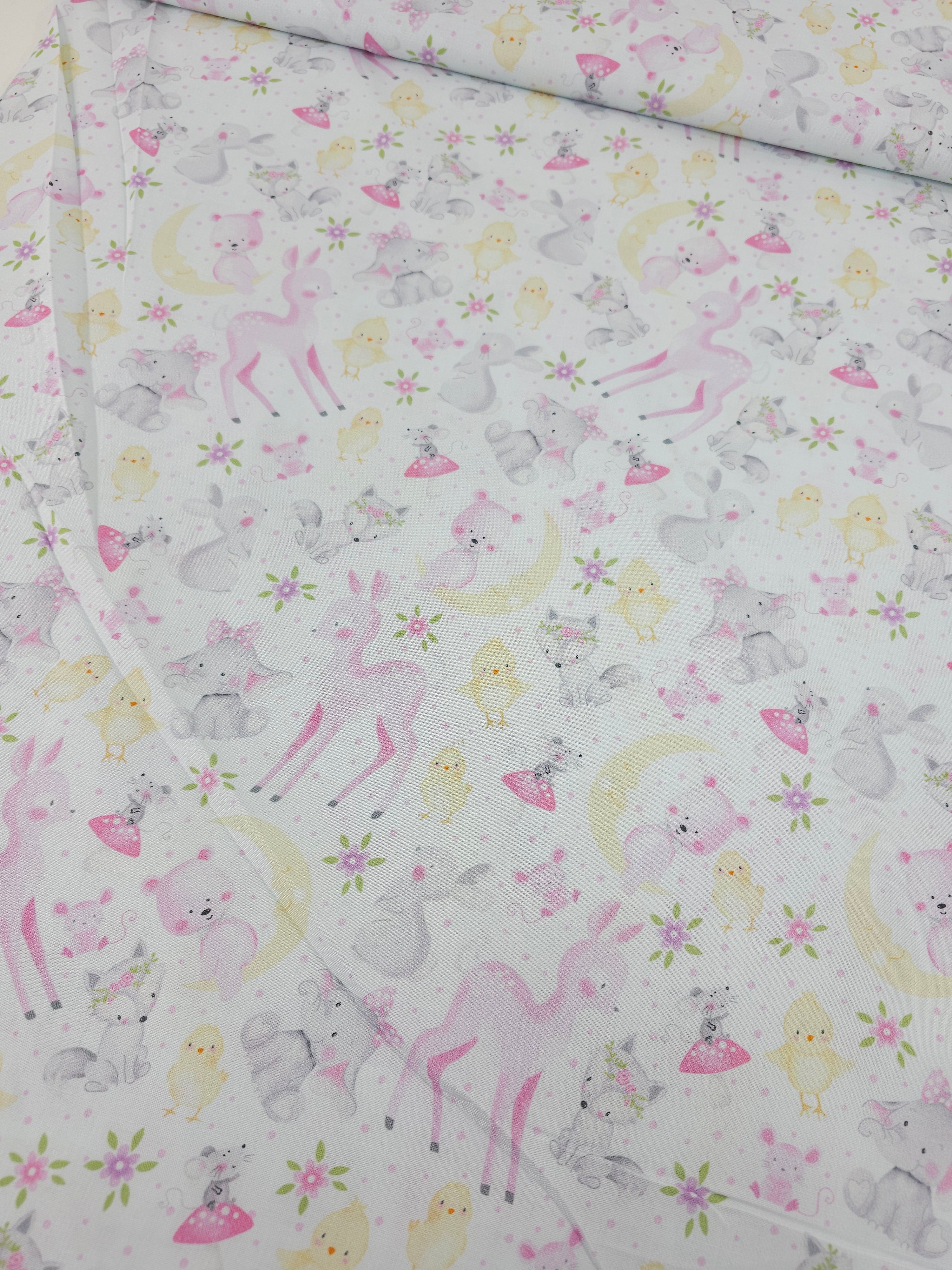 Pastel Dreamer Animals 100% Cotton