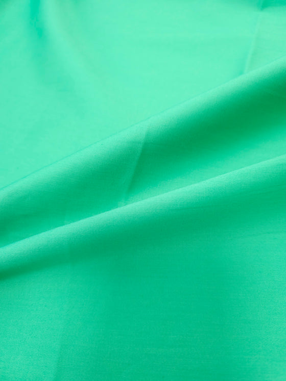 Seafoam Green Brushed Cotton Tencel