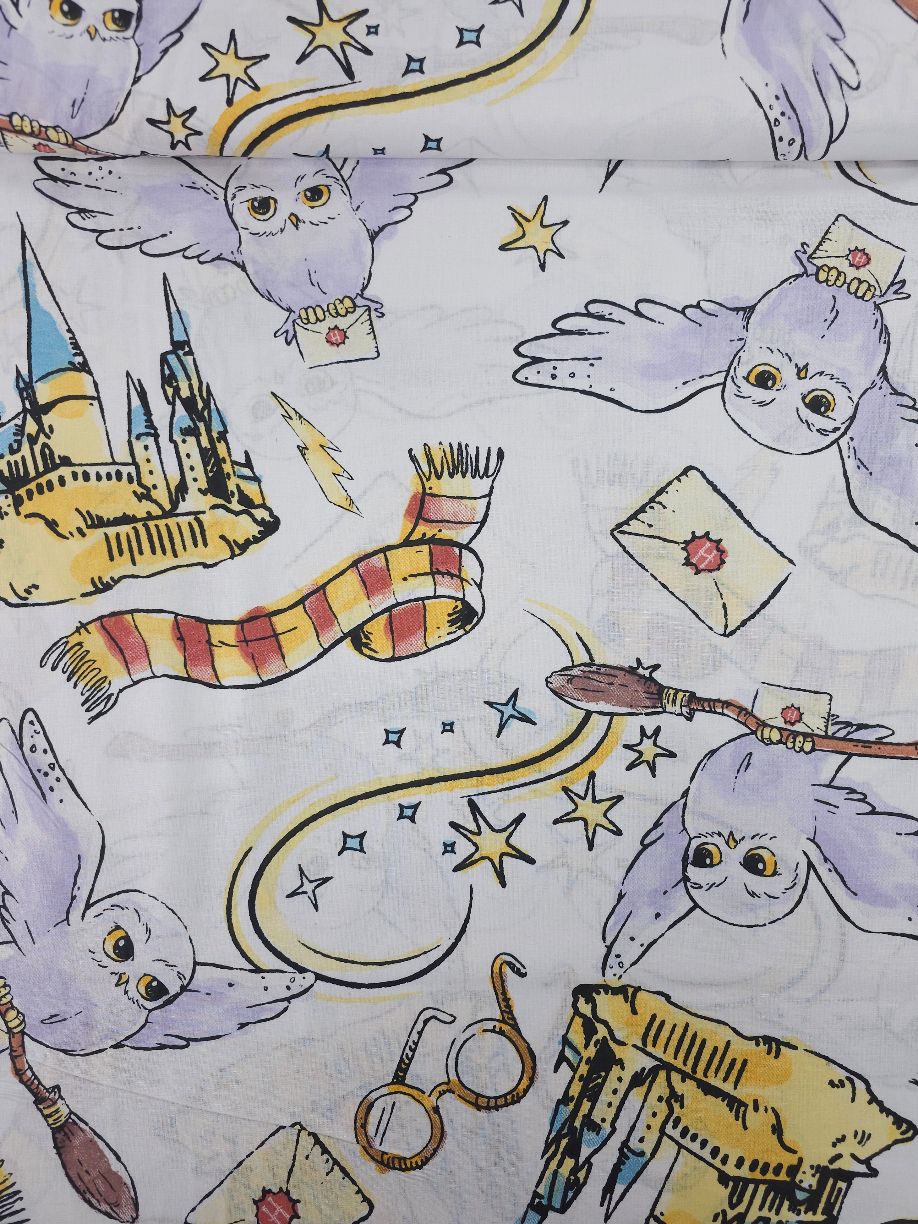 Harry Potter Hedwig 100% Cotton 112" *EXTRA WIDE*