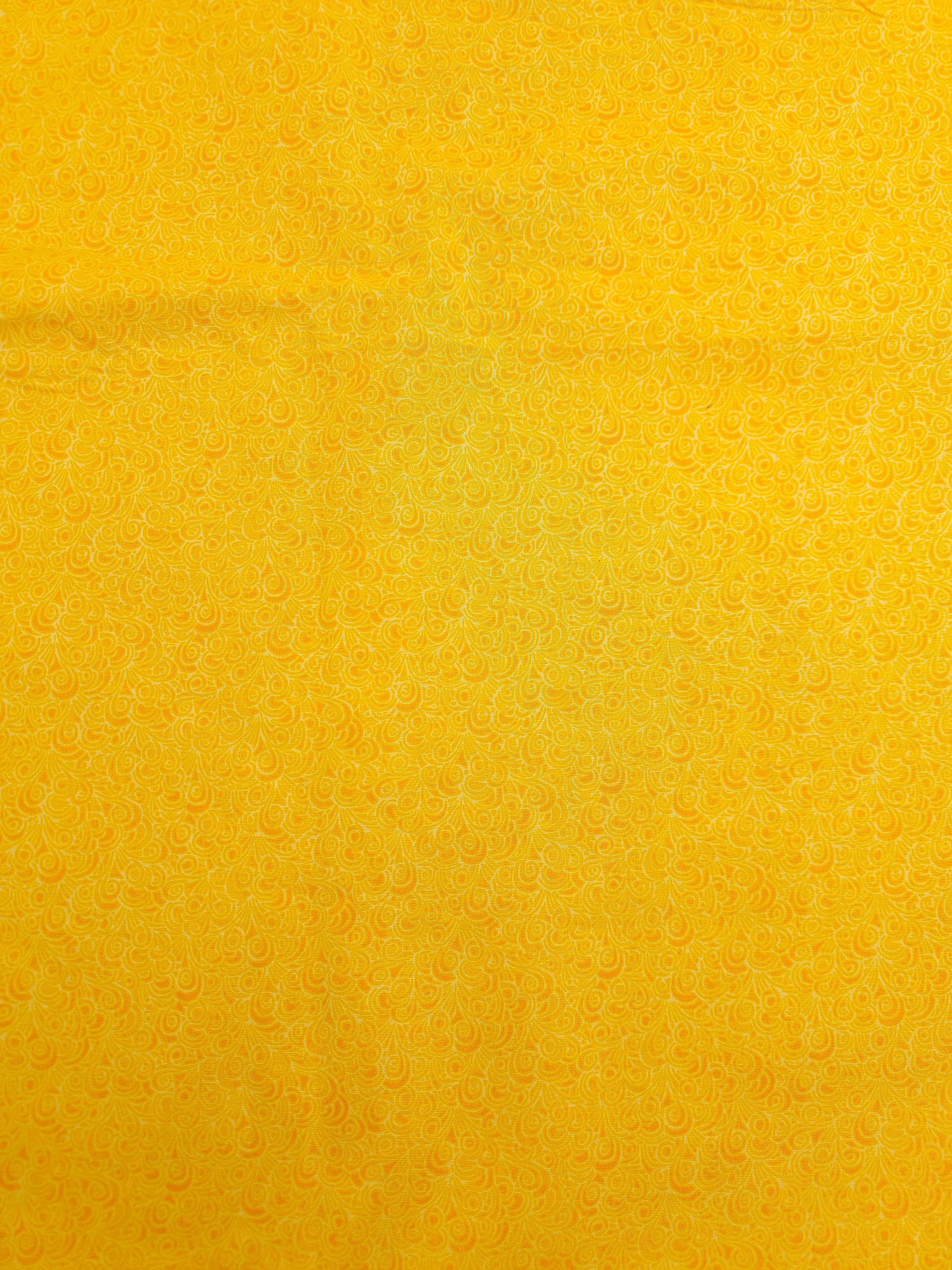 Sunshine Swirl Cotton - 1.3m Piece