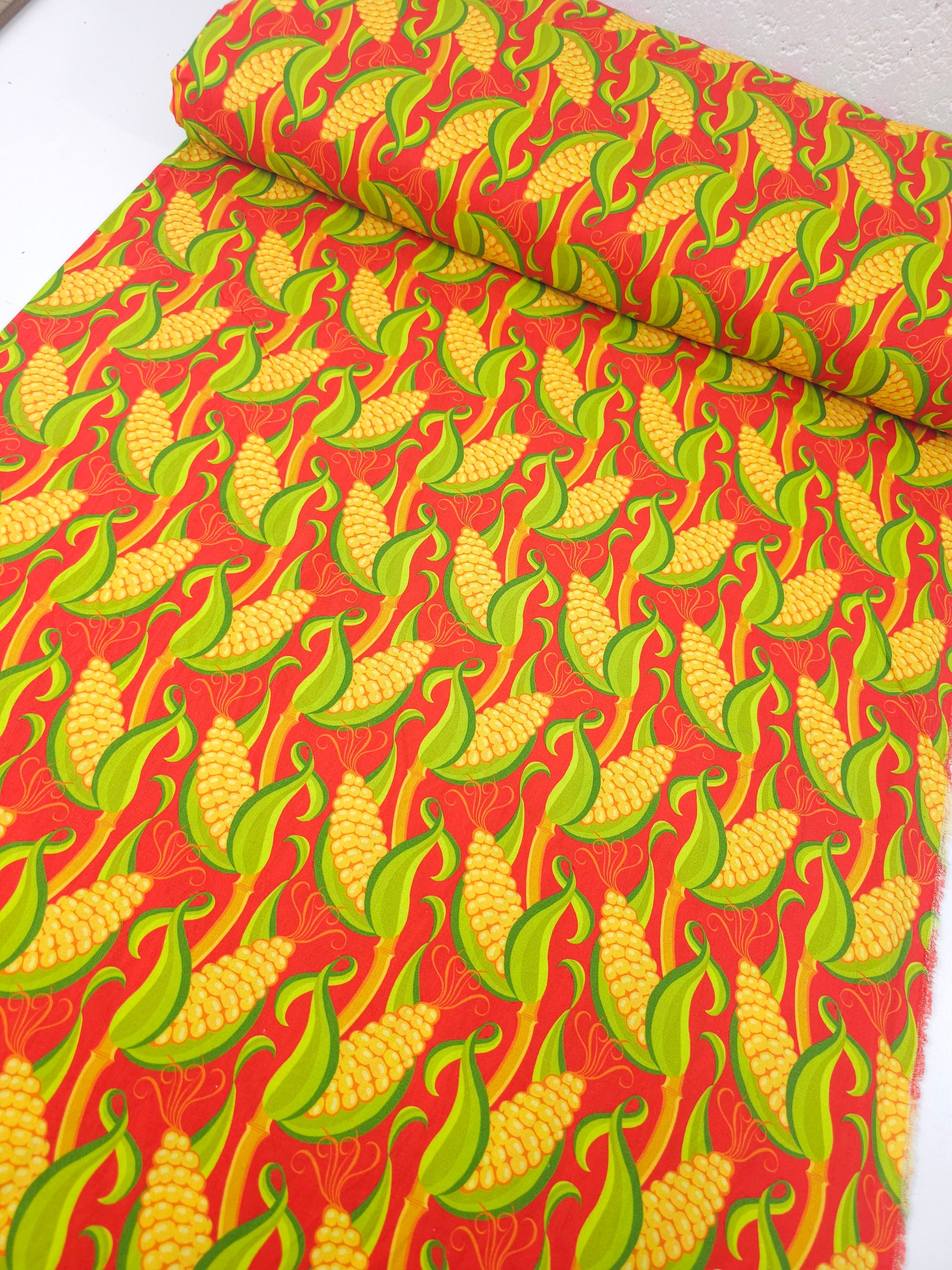 Novelty Corn Patch 100% Cotton - Free Spirit