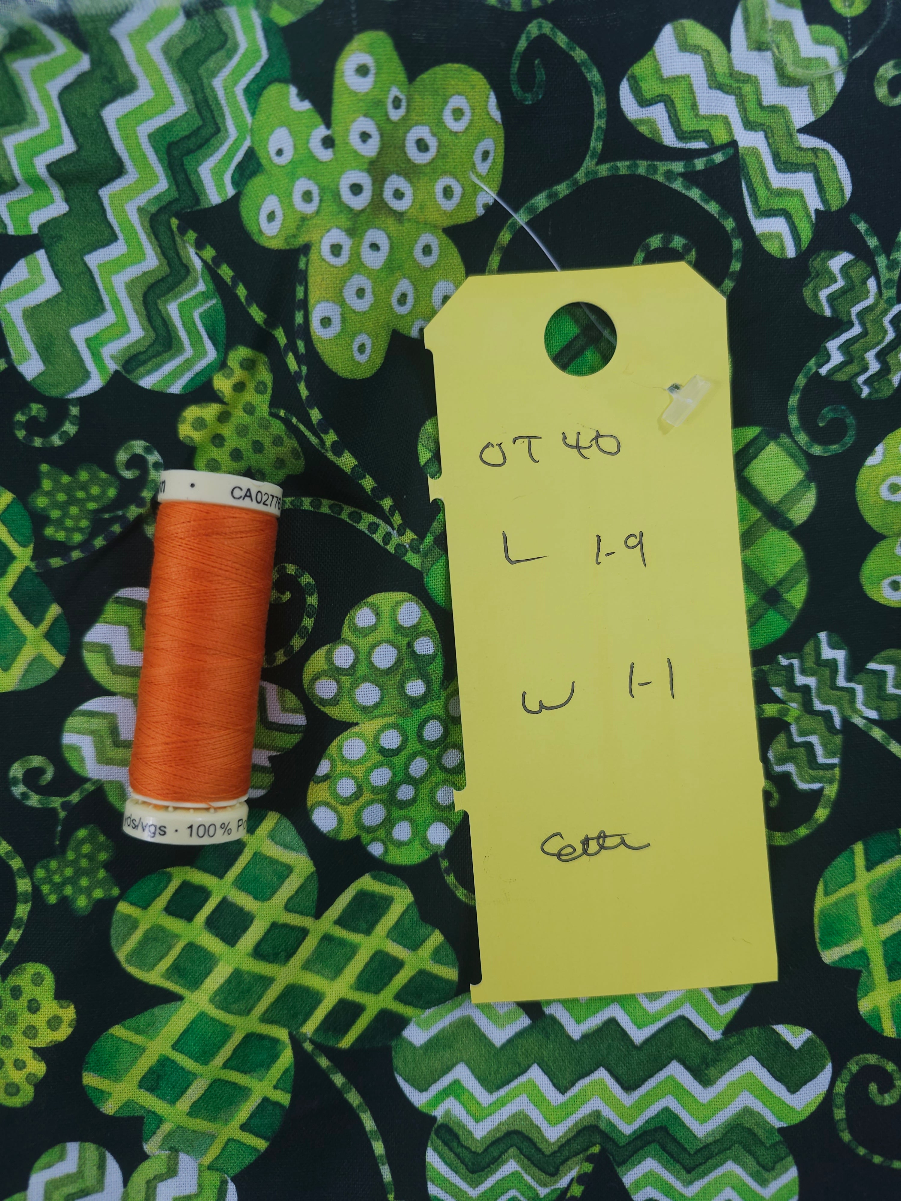 Lucky clover Cotton- 1.9m piece