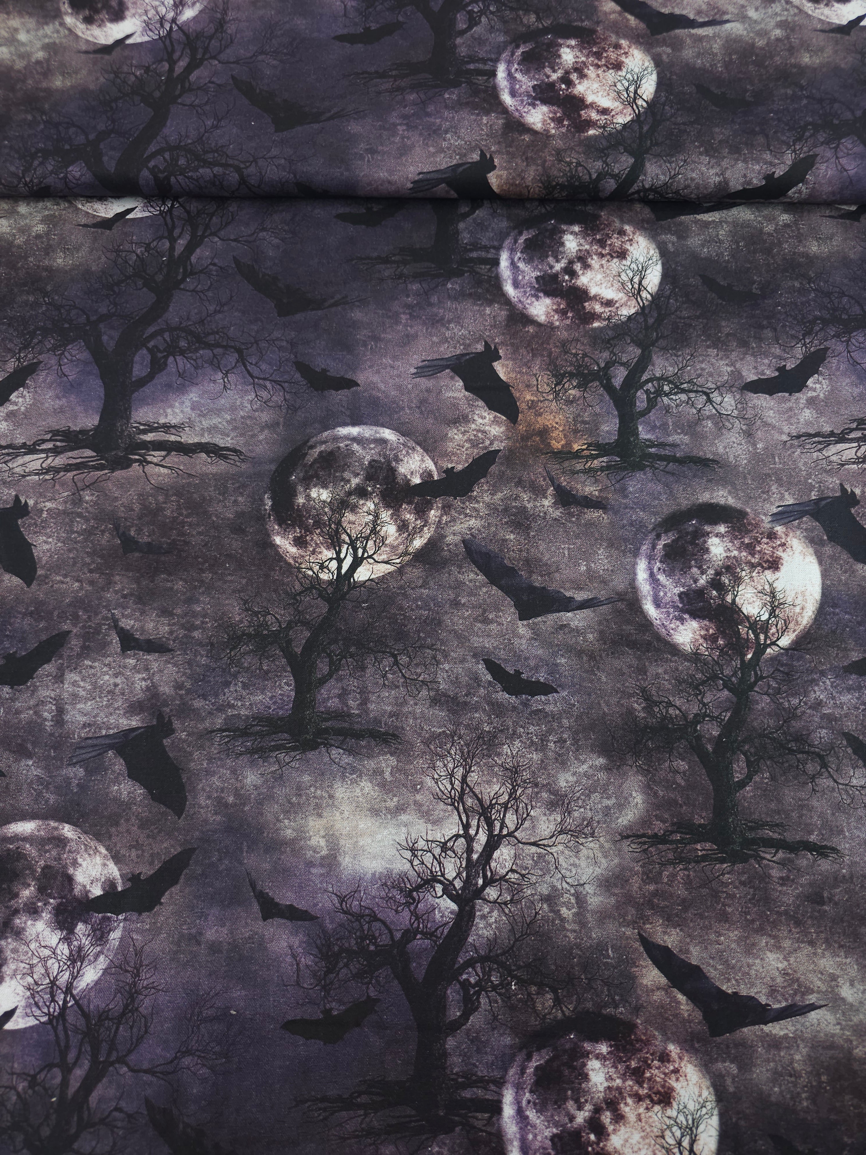 Misty Bat Moon 100% Cotton - Joann