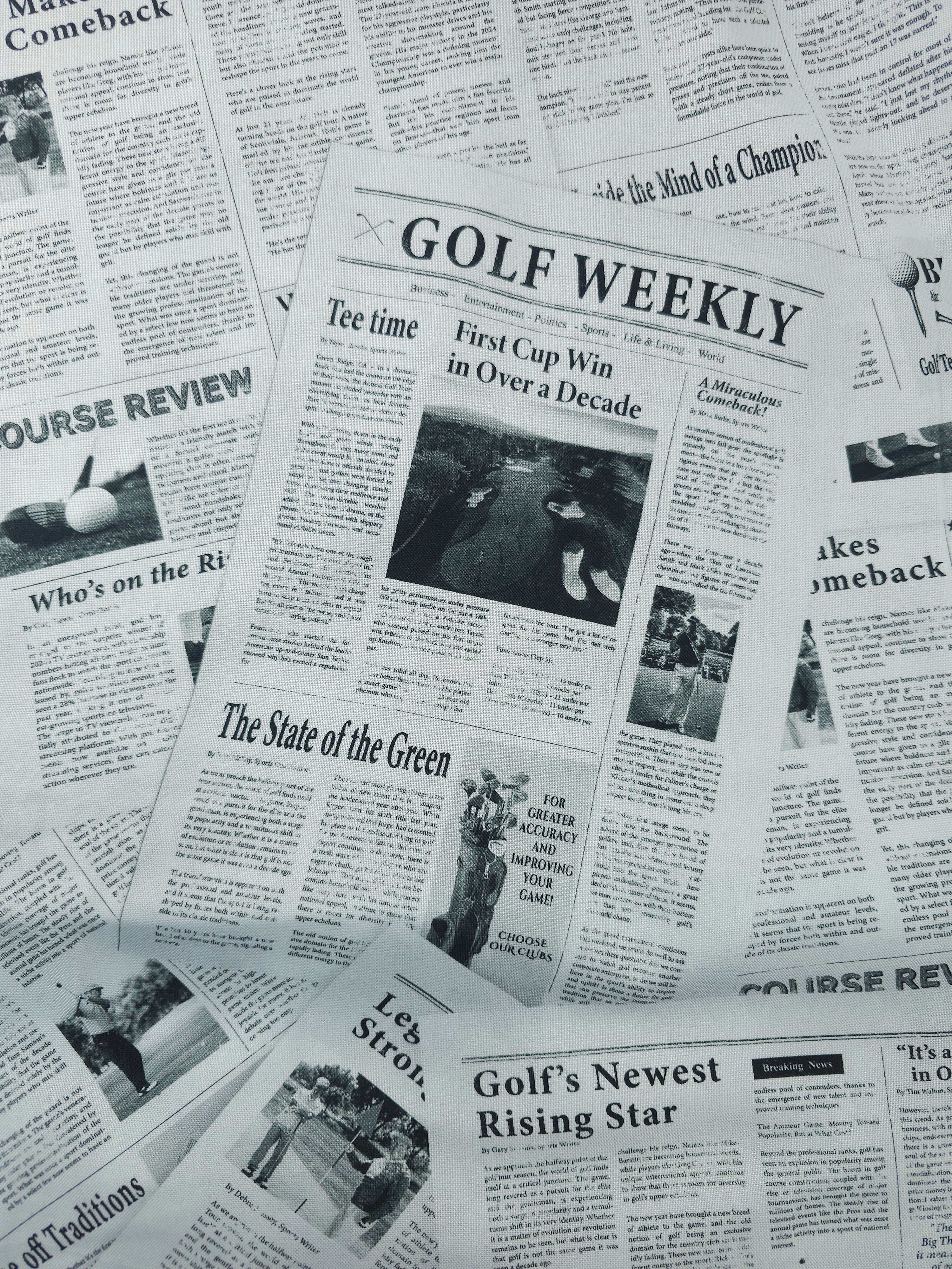 Golf news Cotton- 1.6m piece