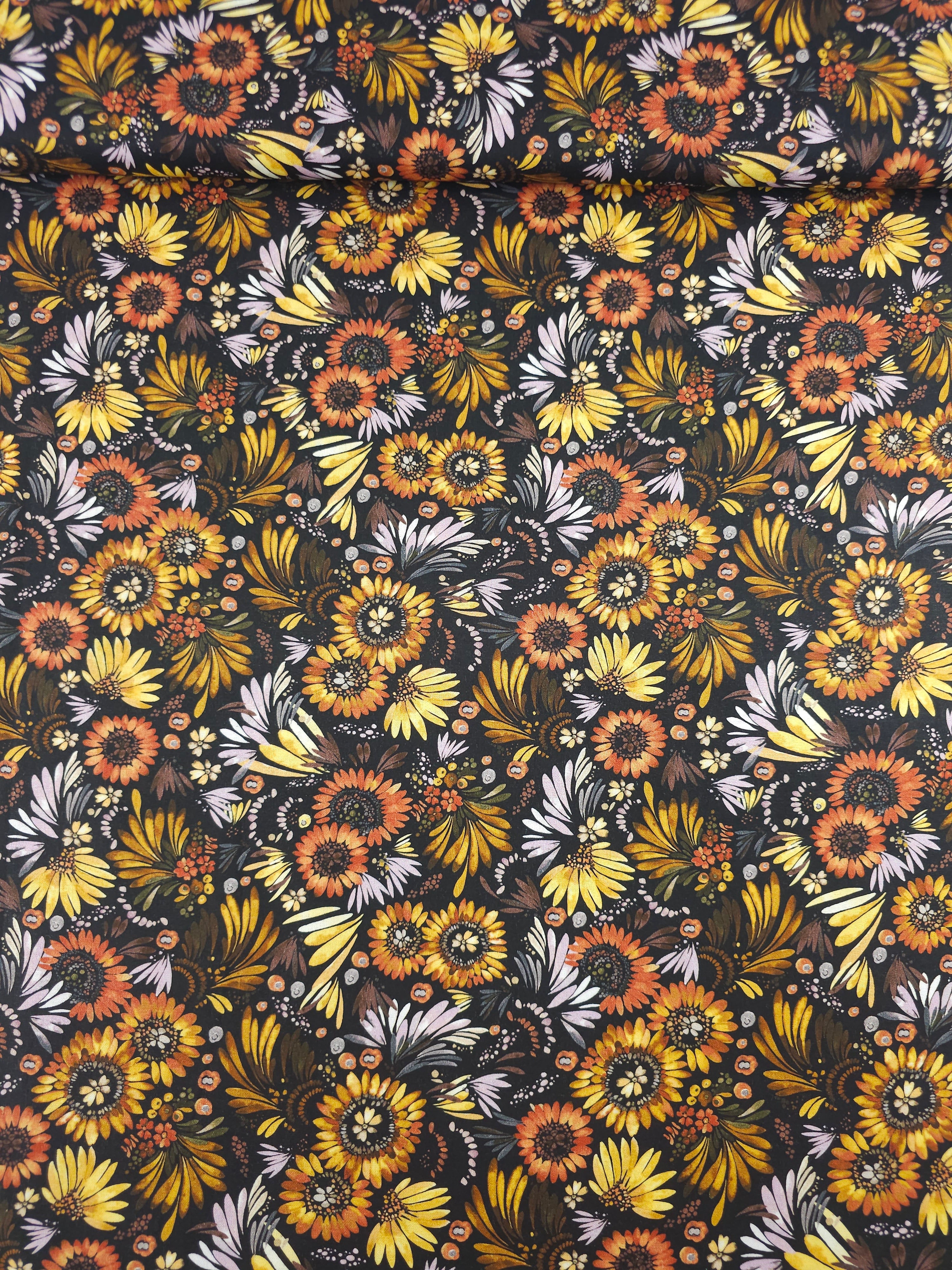 Rustic Sunflower Party 100% Cotton